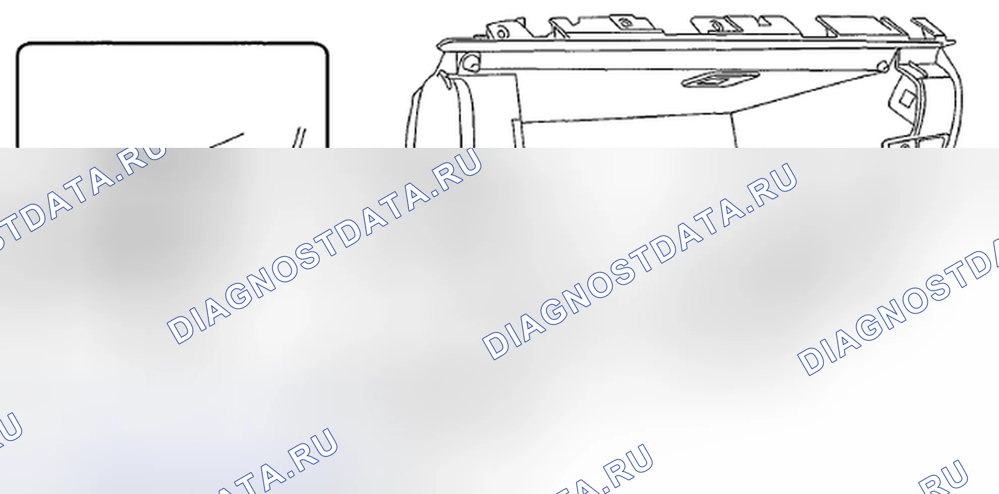 Рис. 39: КНОПКА ОТМЕНЫ ОТКРЫВАНИЯ БАГАЖНИКА. Subaru Outback BR