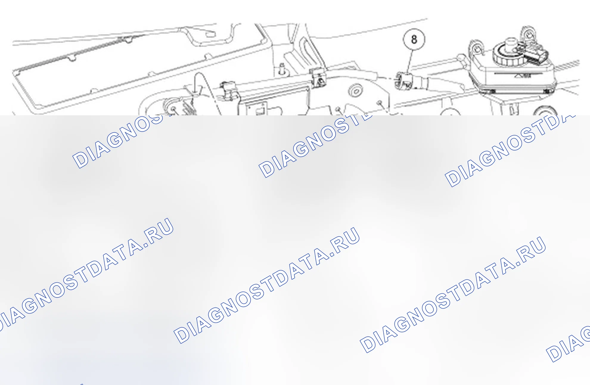 Рис. 2: Выхлопная система. Ford Focus II рестайлинг