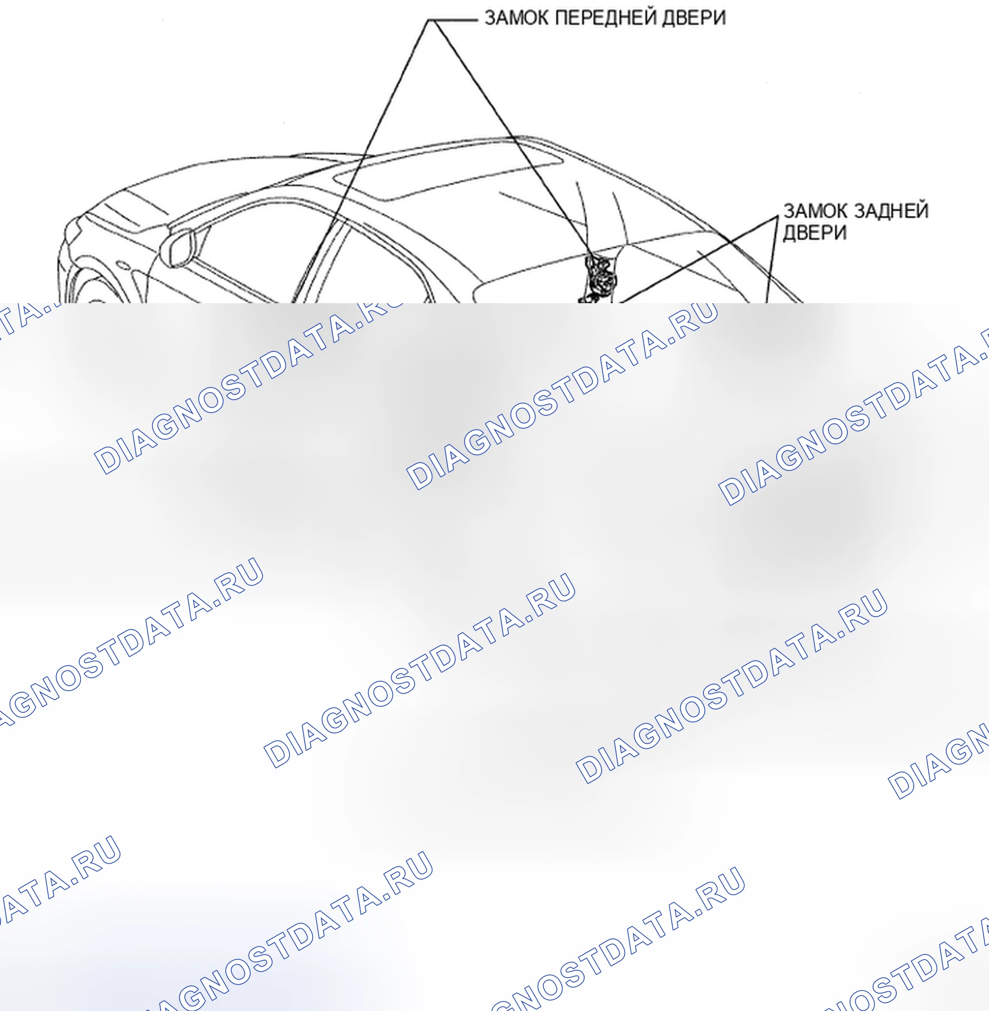 Рис. 488: РАСПОЛОЖЕНИЕ ДЕТАЛЕЙ. Toyota Camry XV40