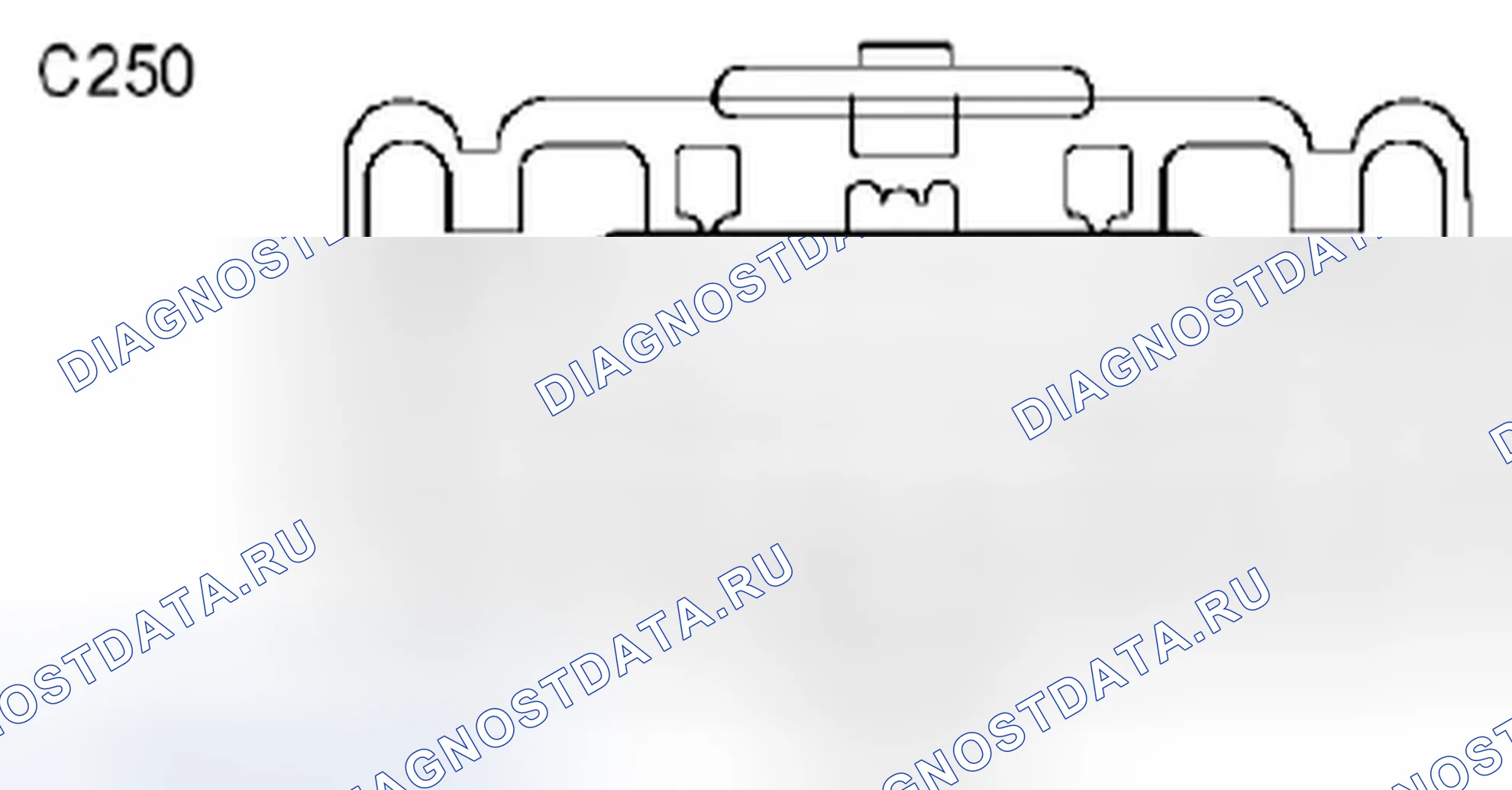 Рис. 616: Клеммы. Ford Econoline E250 