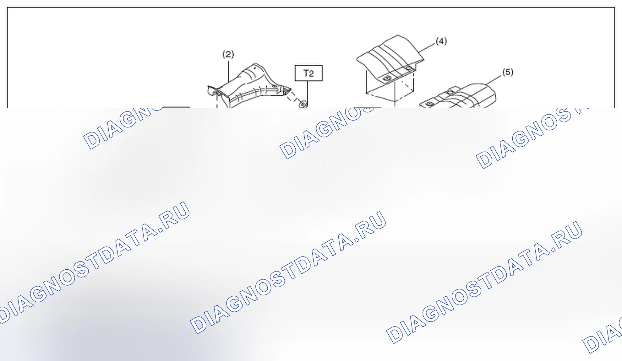 Рис. 42: КРЫШКА ТЕПЛОЗАЩИТНОГО ЭКРАНА. Subaru Outback BR рестайлинг