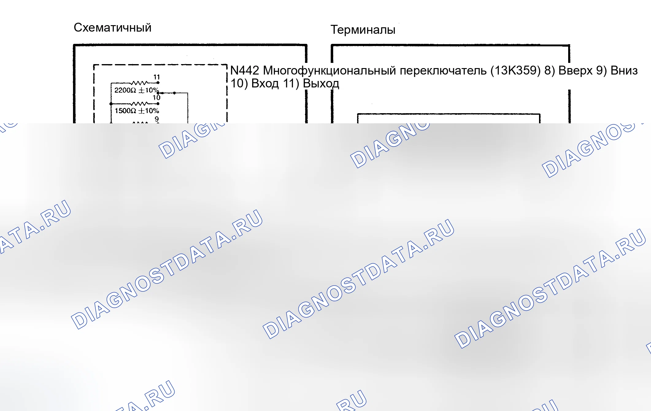 Рис. 5: МНОГОФУНКЦИОНАЛЬНЫЙ ПЕРЕКЛЮЧАТЕЛЬ, ТЕЛЕСКОПИЧЕСКАЯ СЕКЦИЯ УПРАВЛЕНИЯ РУЛЕВОЙ КОЛОНКОЙ. Ford Thunderbird XI