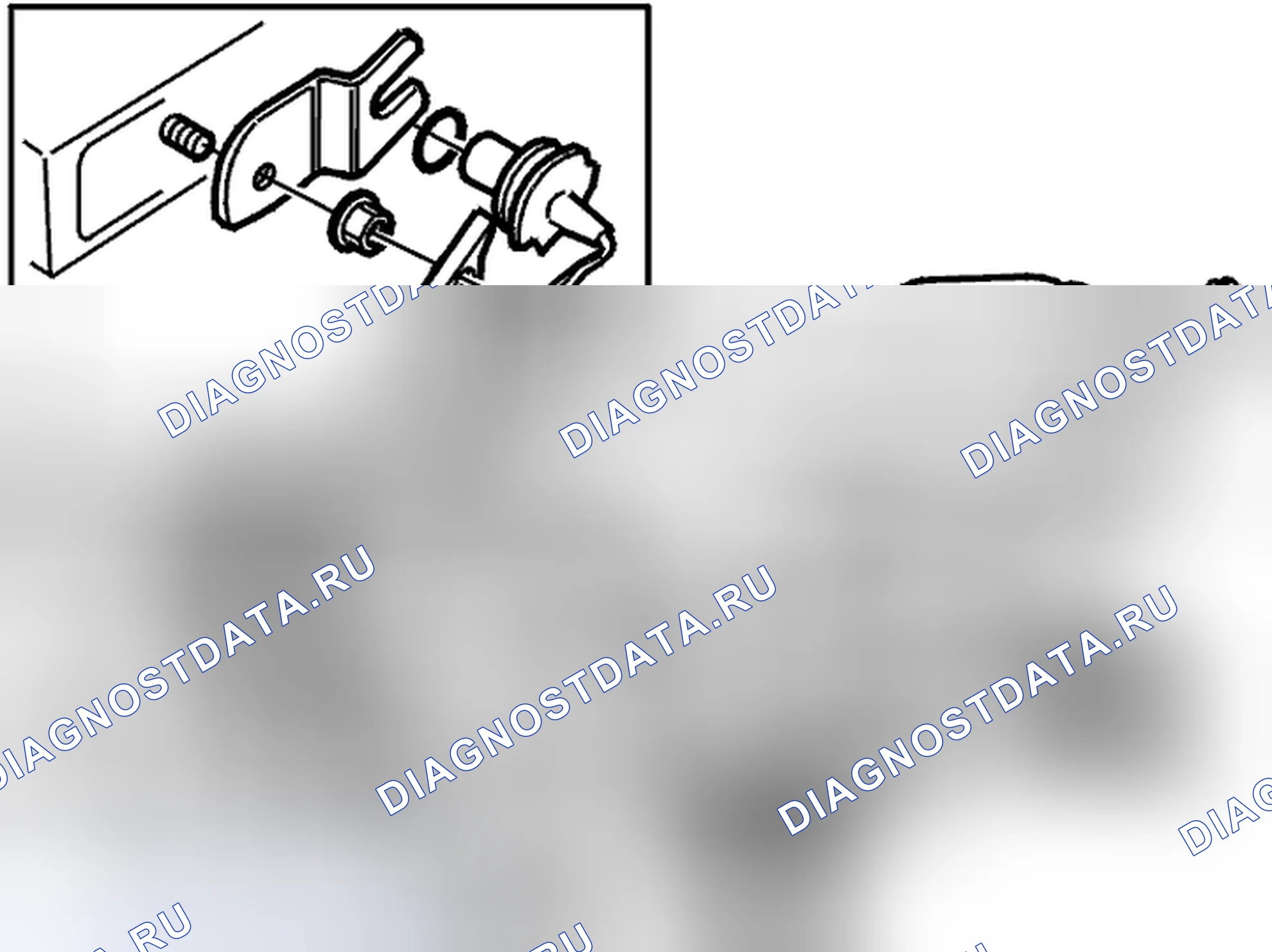 Рис. 1756: Демонтировать датчик. Volvo S80 I рестайлинг