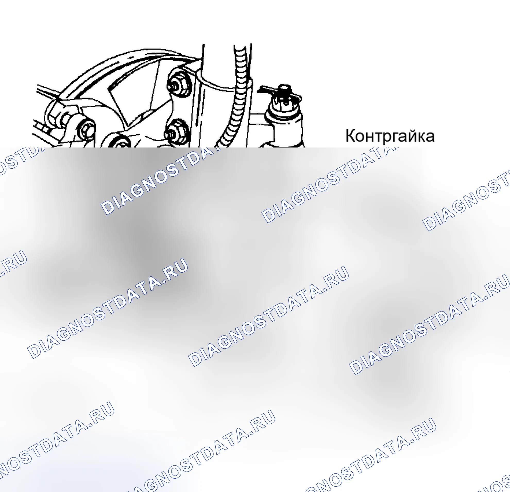 Рис. 5: РЕГУЛИРОВКА СХОЖДЕНИЯ (СПЕРЕДИ). Saturn SC I
