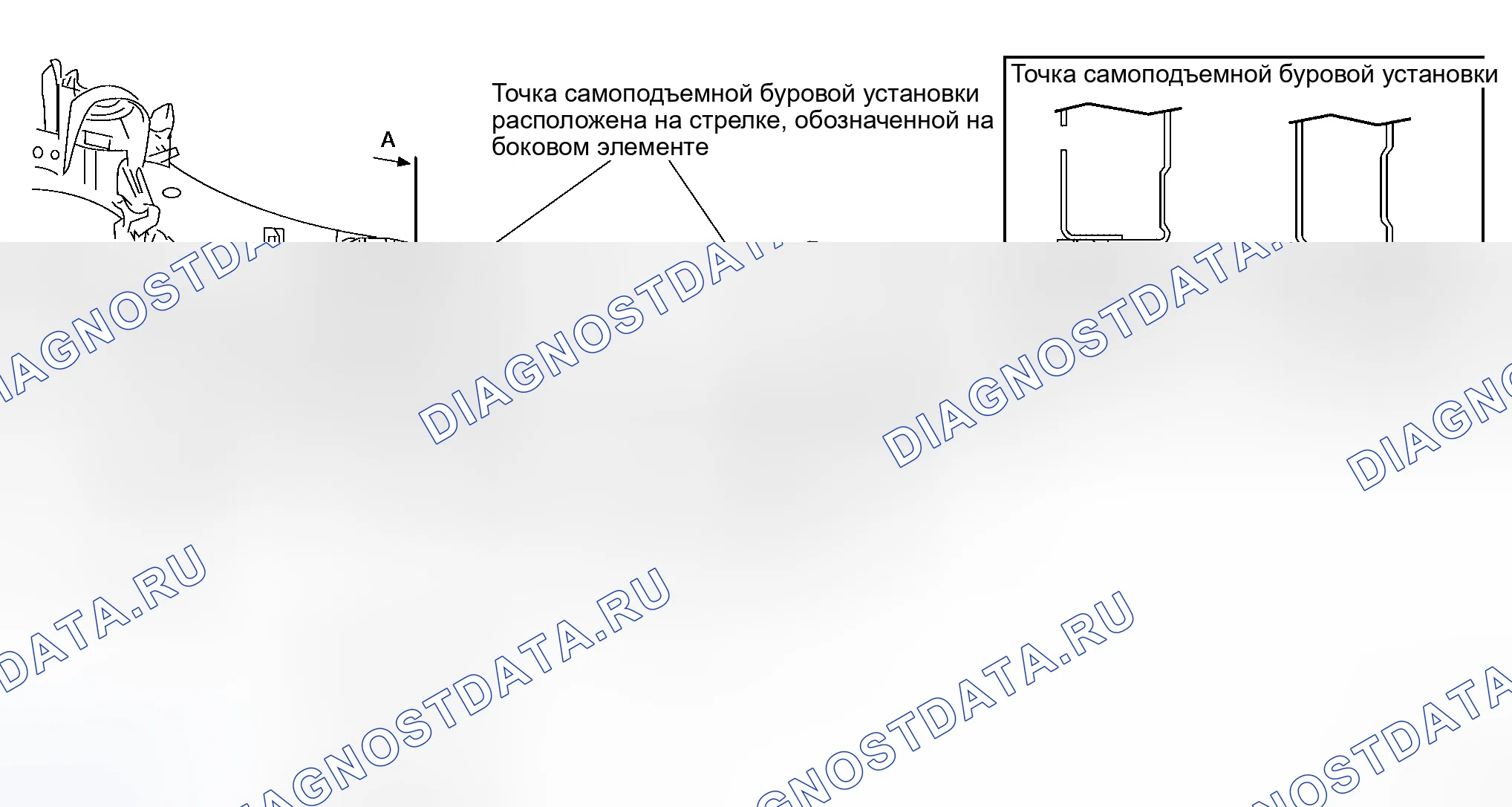 Рис. 66: Домкрат токоприемника. Honda Torneo I