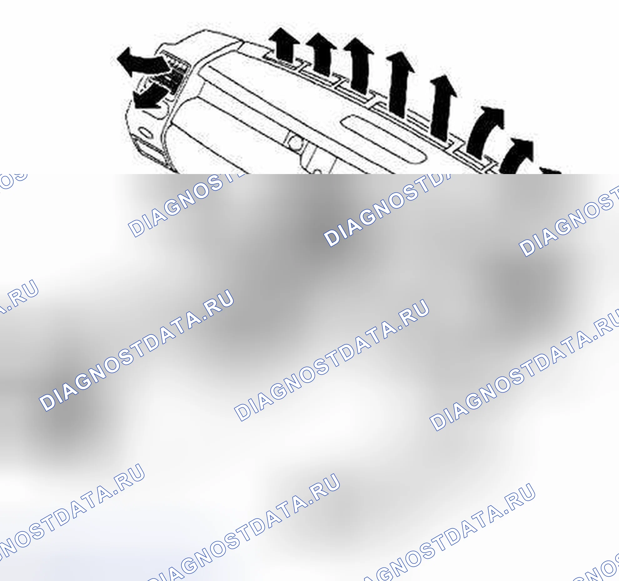 Рис. 69: Распределительные каналы. Land Rover Range Rover L322