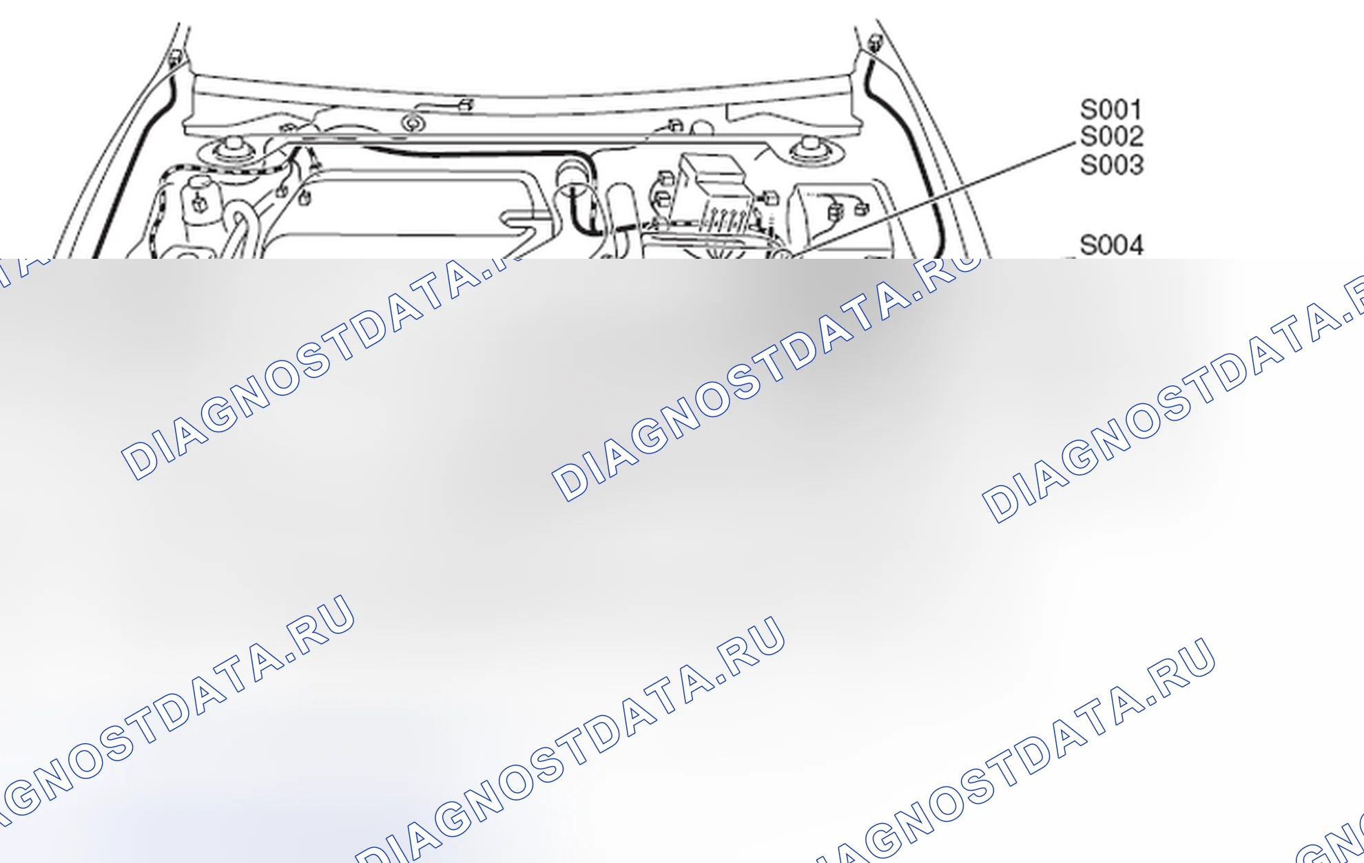 Рис. 123: МОТОРНЫЙ ОТСЕК. Honda Domani MB