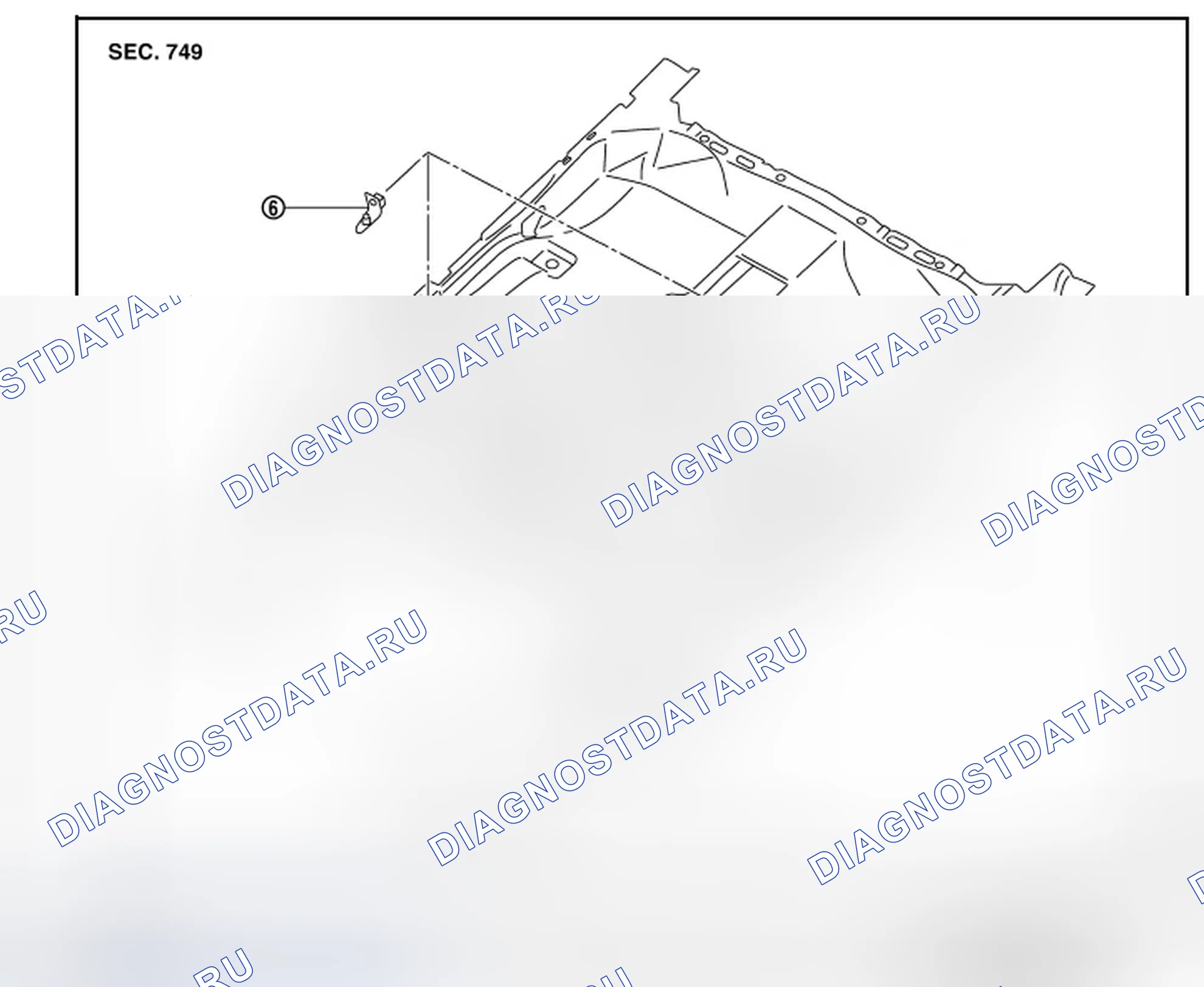 Рис. 83: Расположение компонентов. Infiniti M35 III рестайлинг