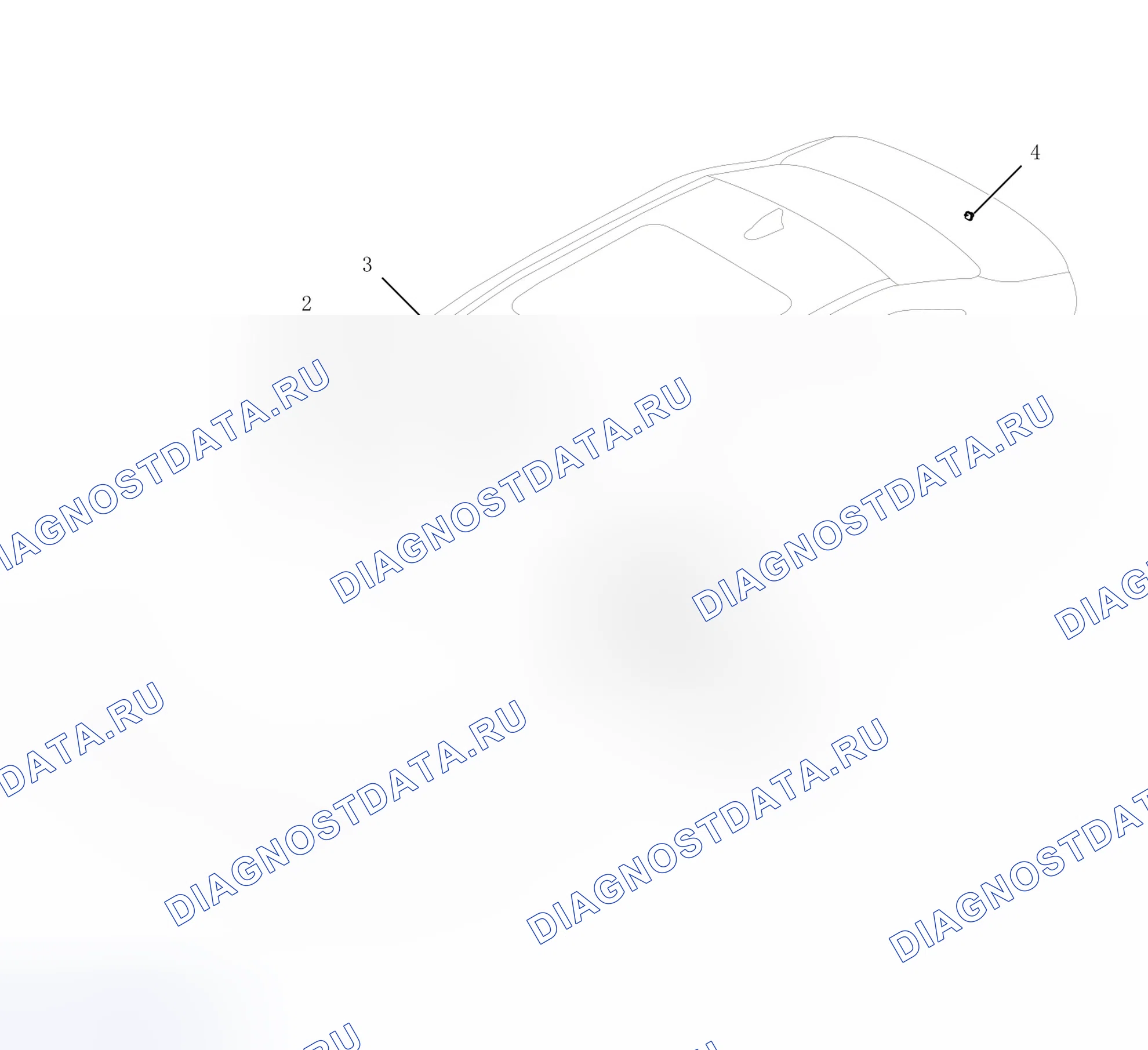 Схема расположения системы управления зеркала заднего вида — Wey Vv7-Gt-Limited. Wey VV7 GT Limited I