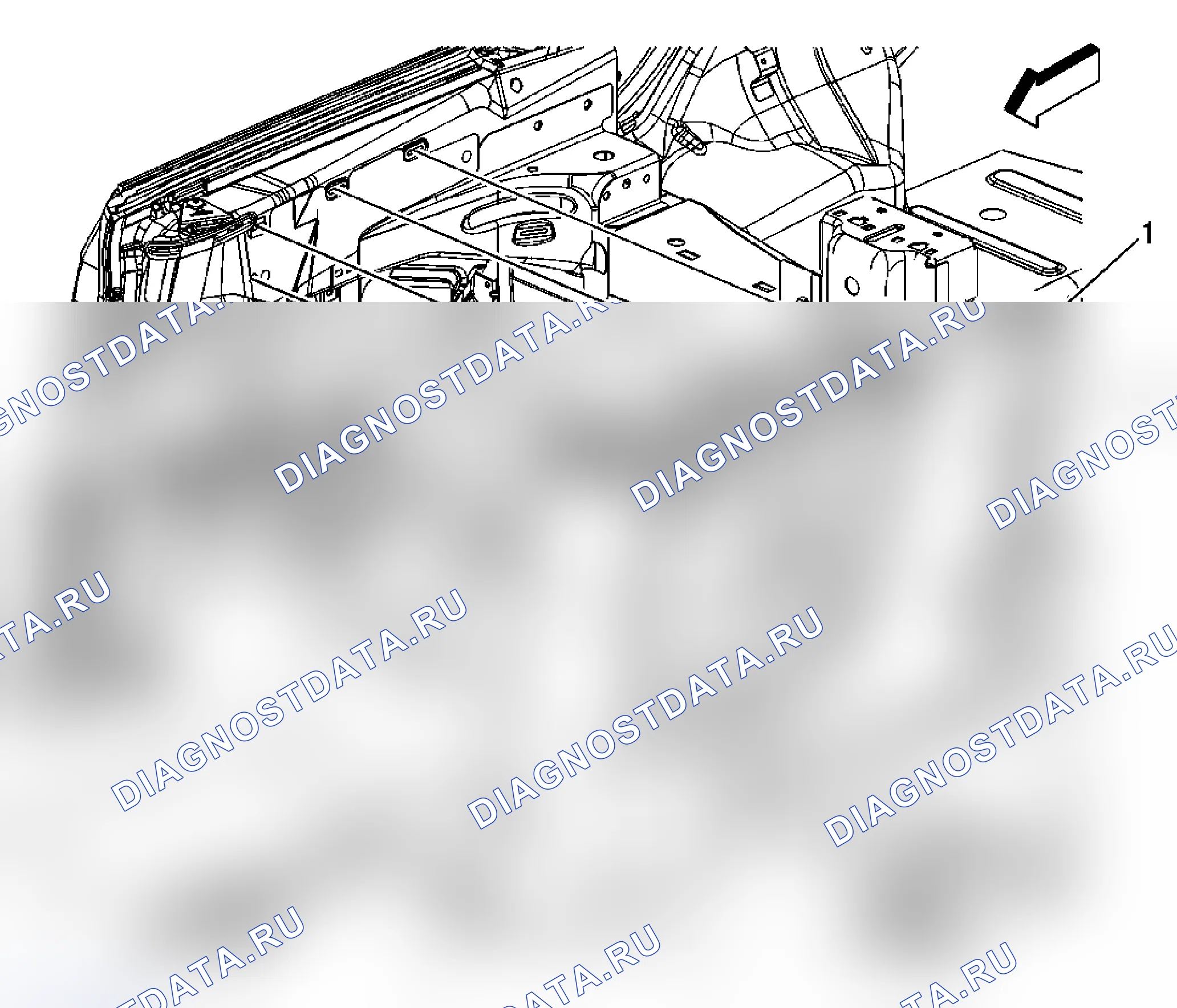 Рис. 32: Замена нижней панели отделки стойки блокировки кузова (кабриолет). Pontiac G6 I final