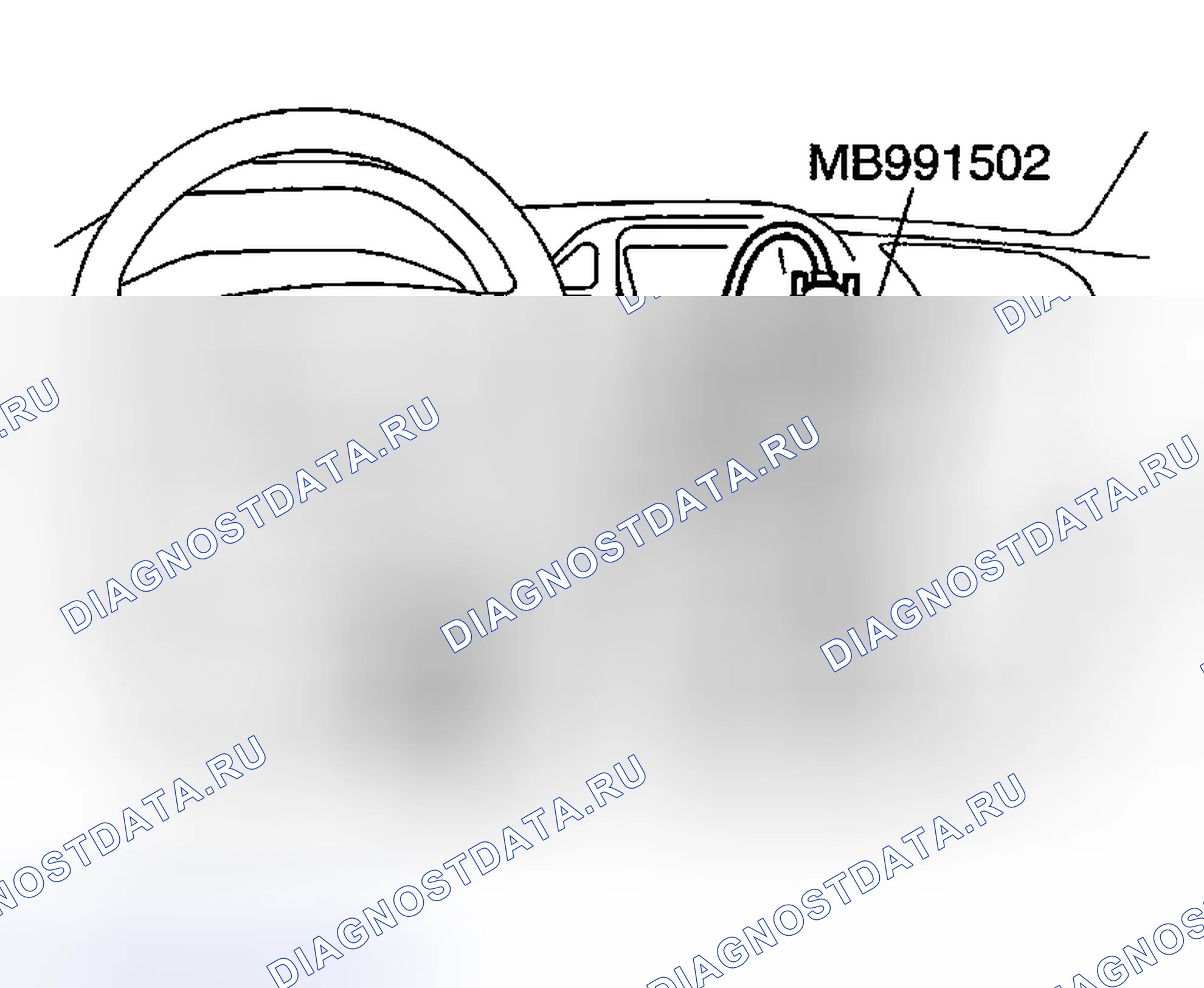 Рис. 160: ПРОВЕРКА ХОЛОСТОЙ СМЕСИ. Mitsubishi Montero III