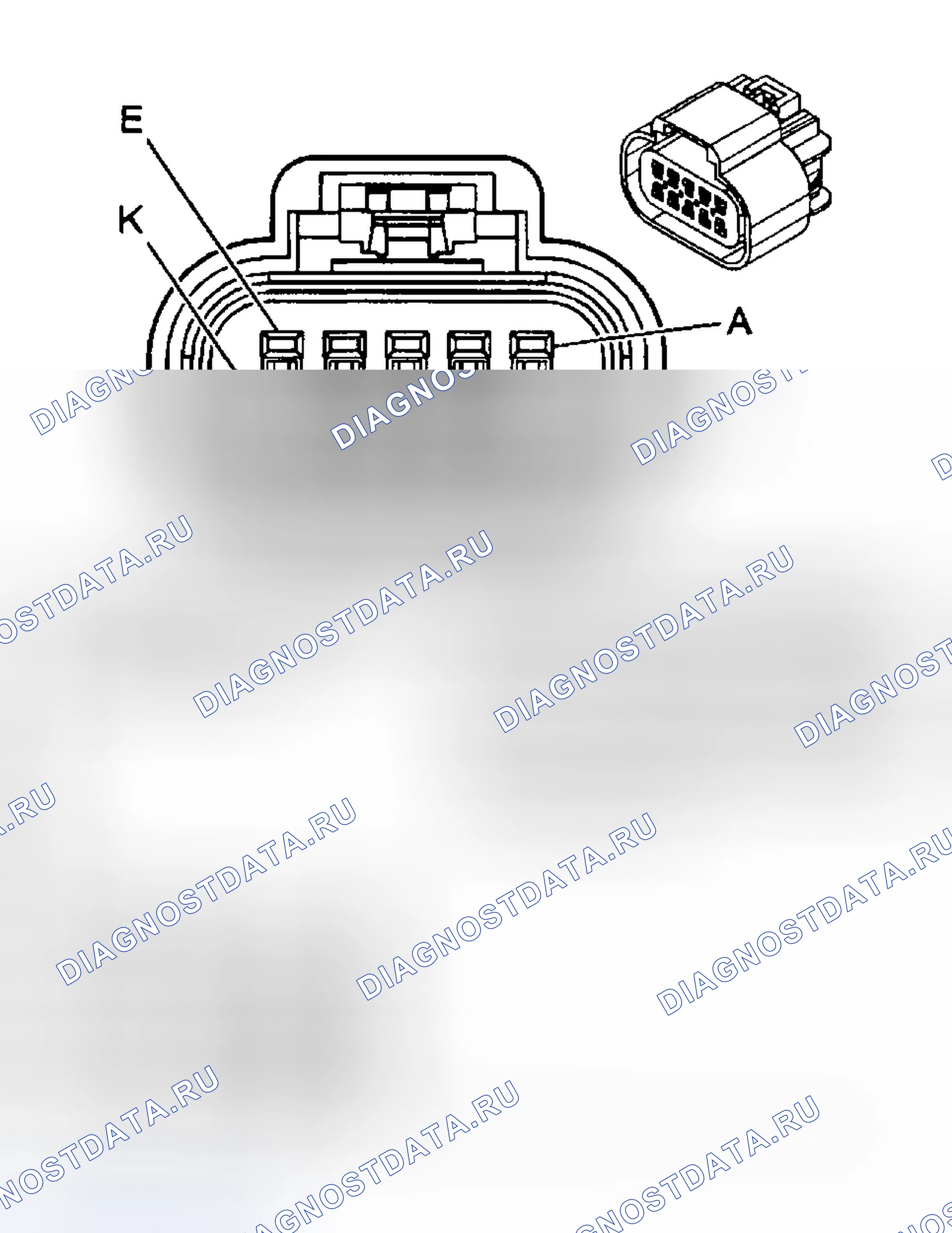 Рис. 60: ИДЕНТИФИКАЦИЯ СОЕДИНИТЕЛЯ. Chevrolet TrailBlazer I