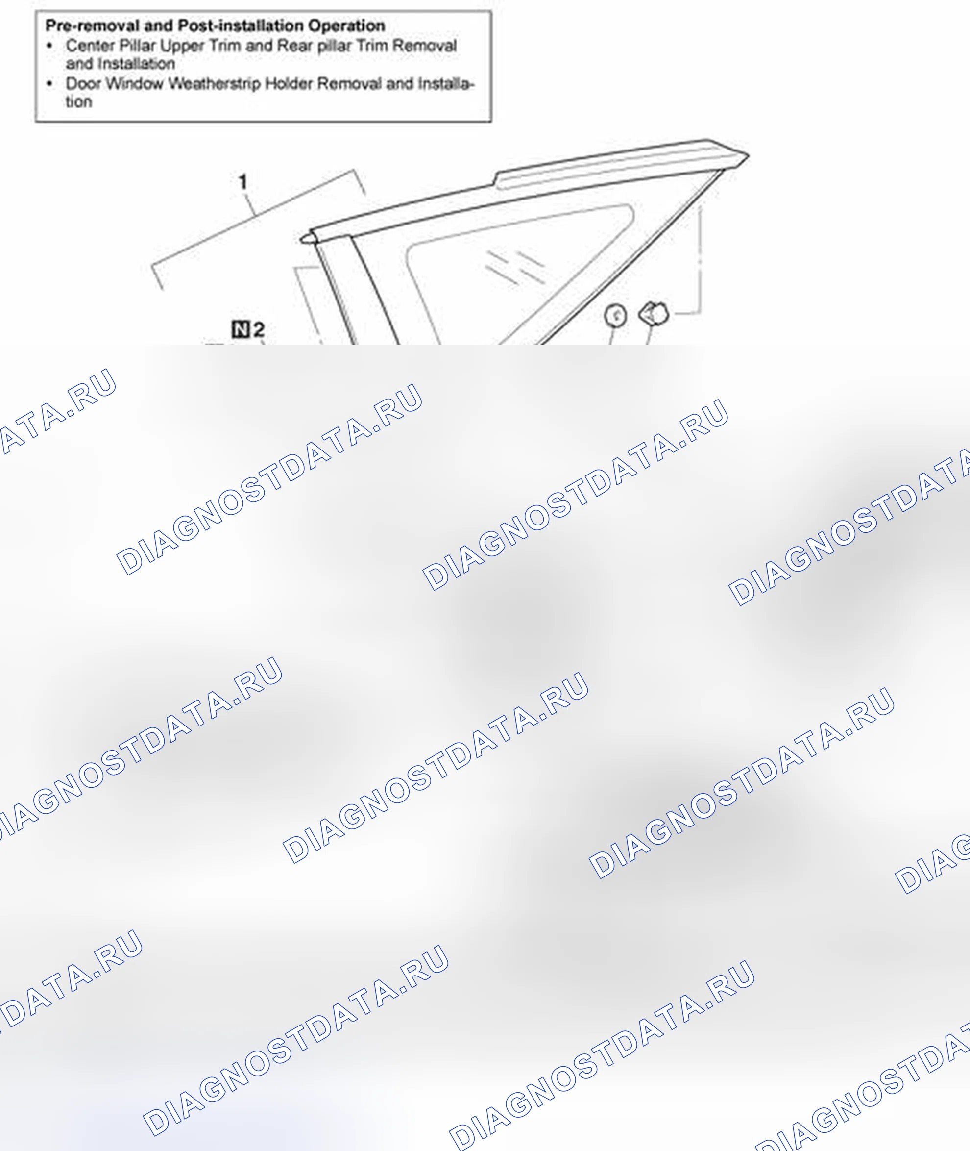Рис. 3: ДЕМОНТАЖ И МОНТАЖ. Mazda MPV III