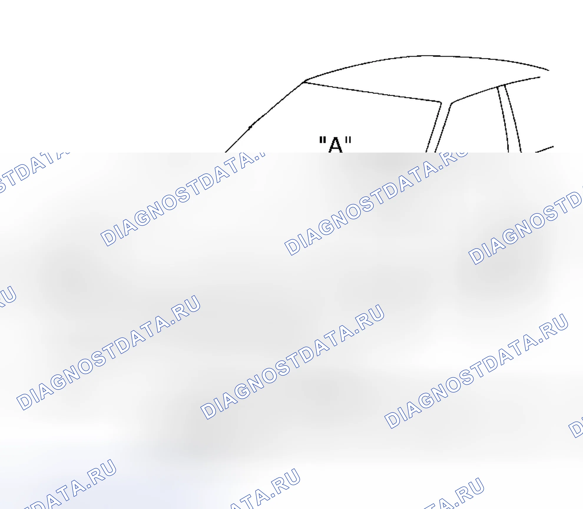 Рис. 1: РАСПОЛОЖЕНИЕ КОДА ДВИГАТЕЛЯ. Toyota Land Cruiser 70