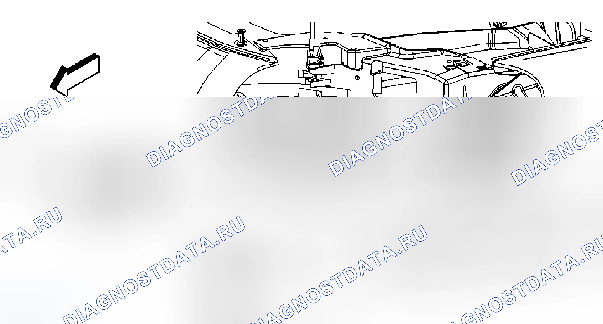 Рис. 17: Замена кронштейна фары. Chevrolet Uplander I final