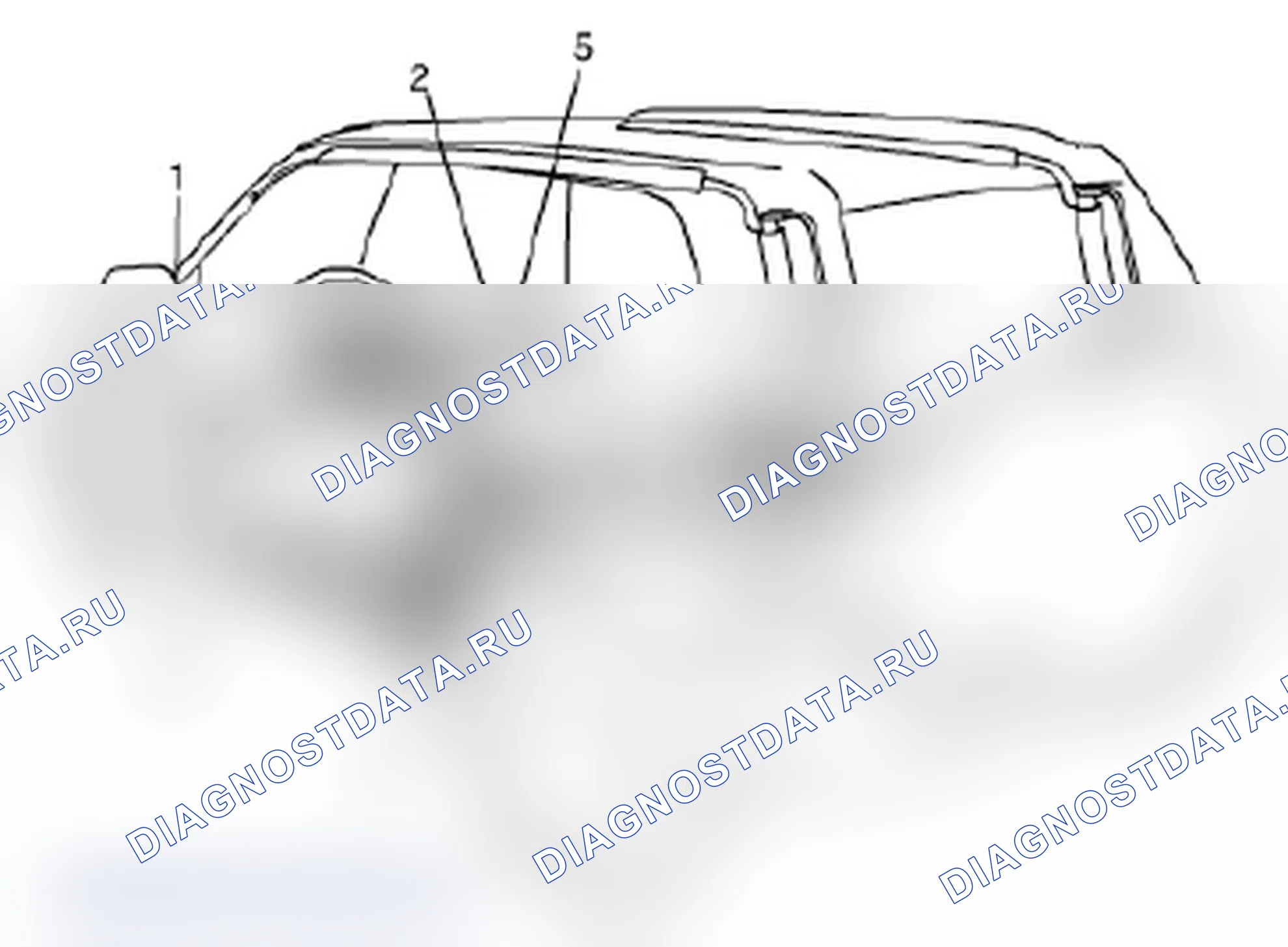 Рис. 303: Жгут проводов и соединитель воздушного мешка. Suzuki Grand Vitara II