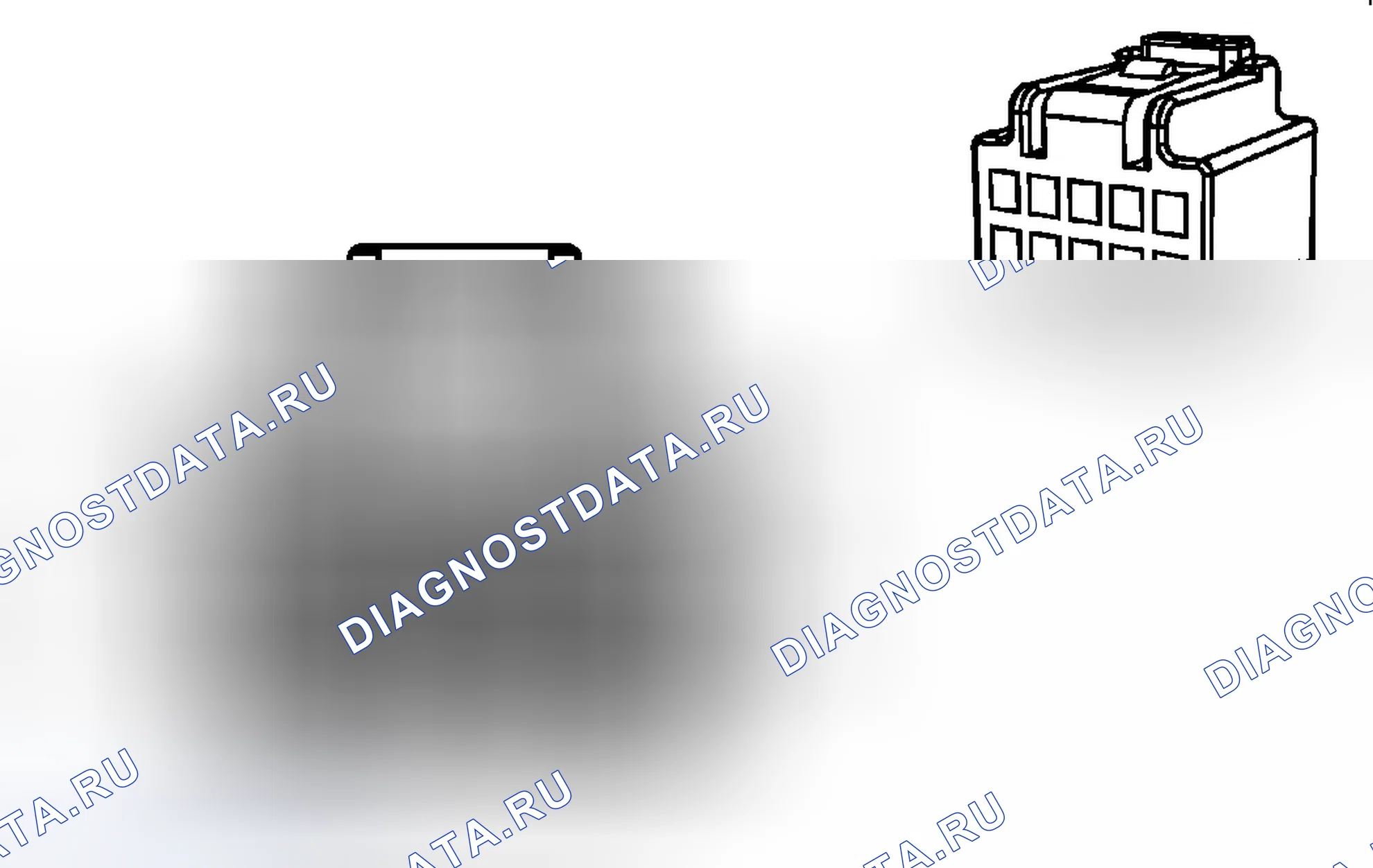 Рис. 20: X316 Привязные ремни к левой задней пассажирской двери (кабина экипажа с A31). Chevrolet Colorado I