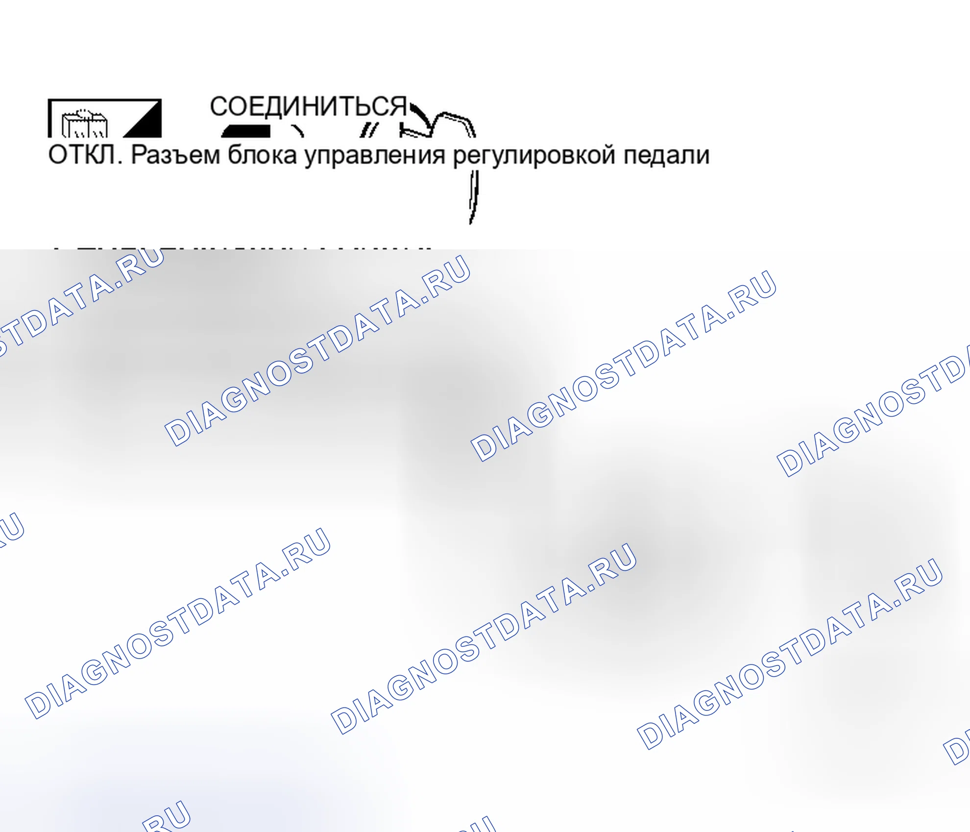 Рис. 2: ИСТОЧНИК ПИТАНИЯ БЛОКА УПРАВЛЕНИЯ РЕГУЛИРОВКОЙ ПЕДАЛИ И НАЗЕМНЫЙ ОСМОТР. Honda Torneo I