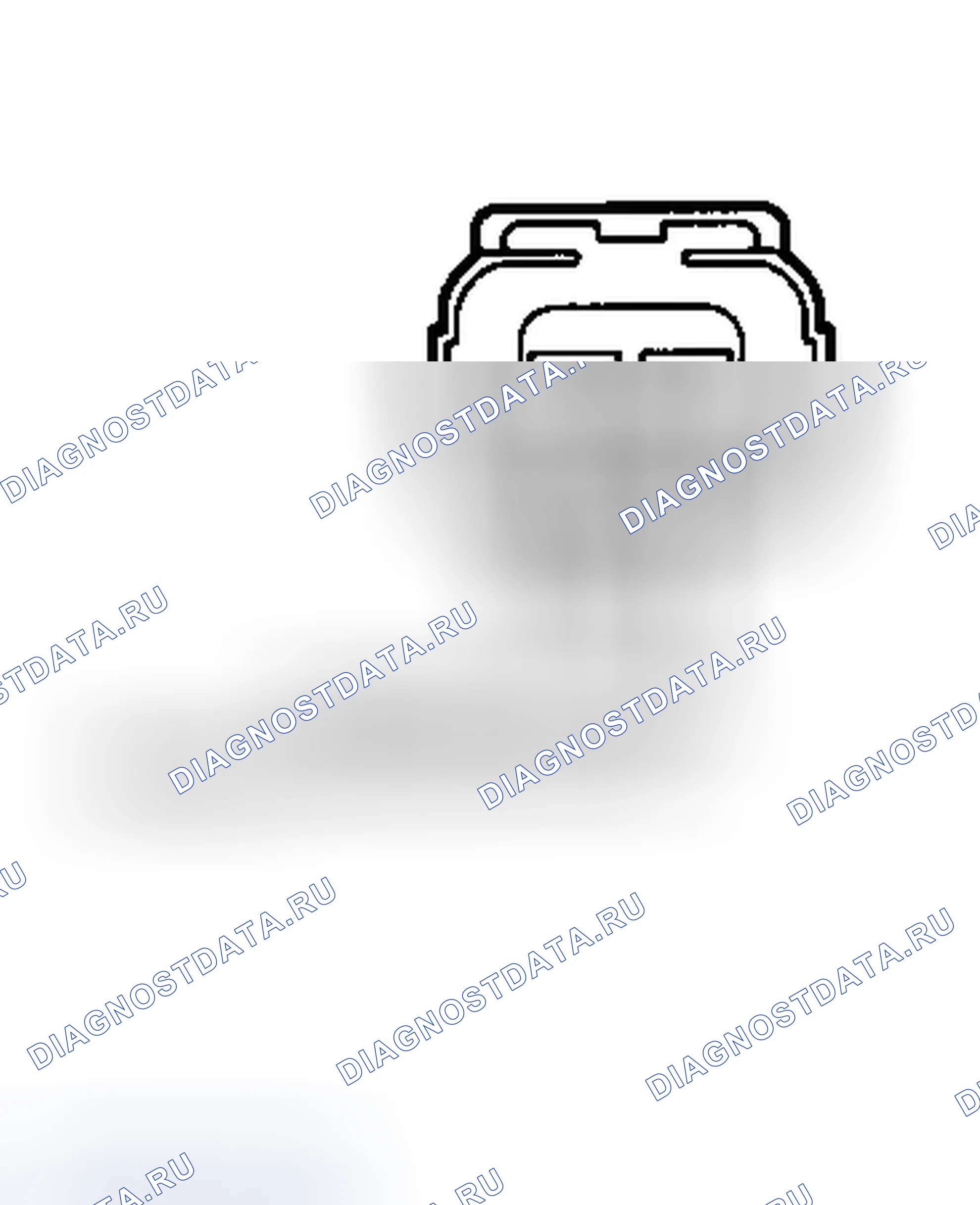 Рис. 151: Клеммы разъема катушки зажигания (1.8L) ID. Ford Escort V рестайлинг