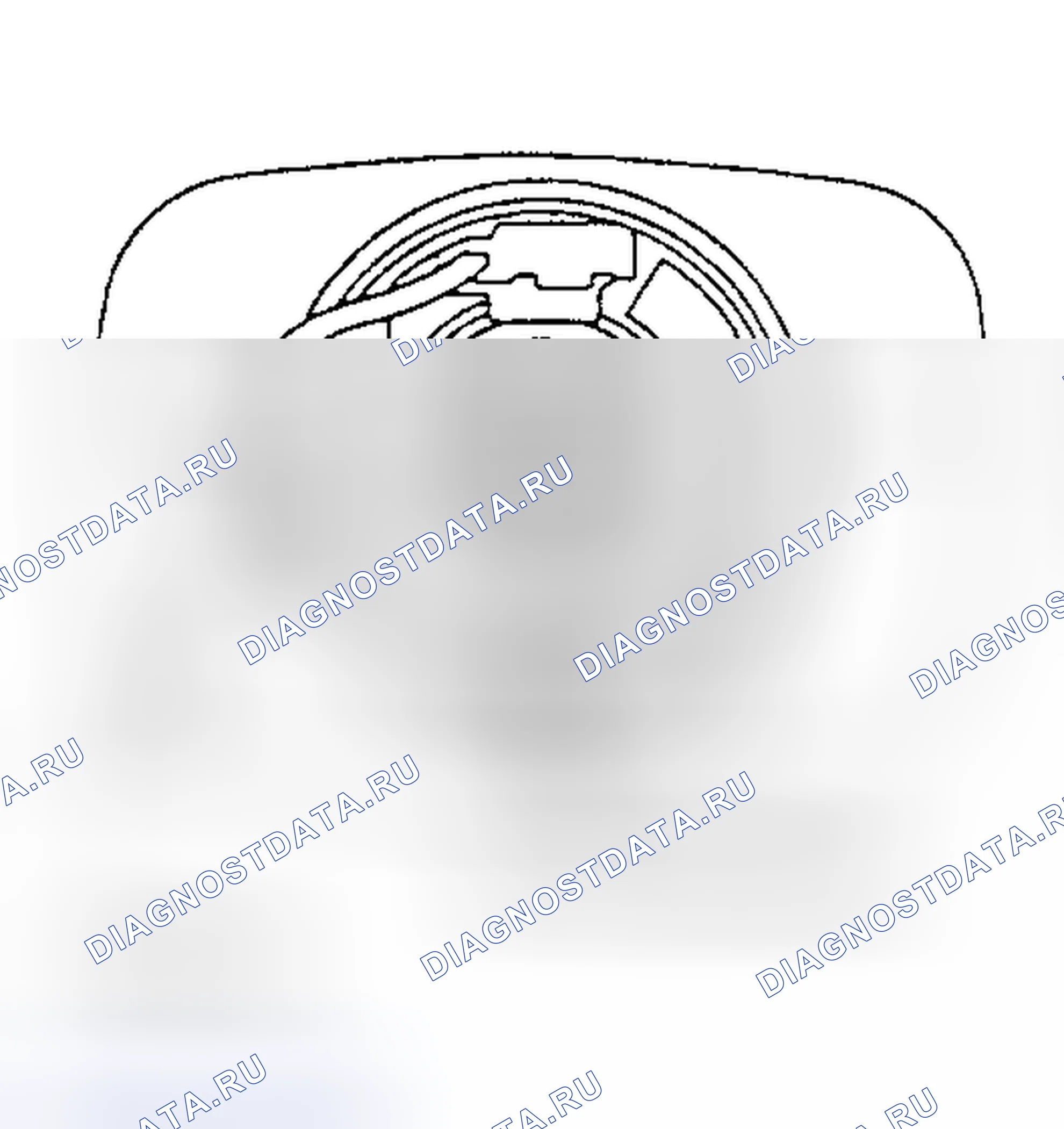 Рис. 17: СПИРАЛЬНЫЙ КАБЕЛЬ. Toyota Avalon XX20