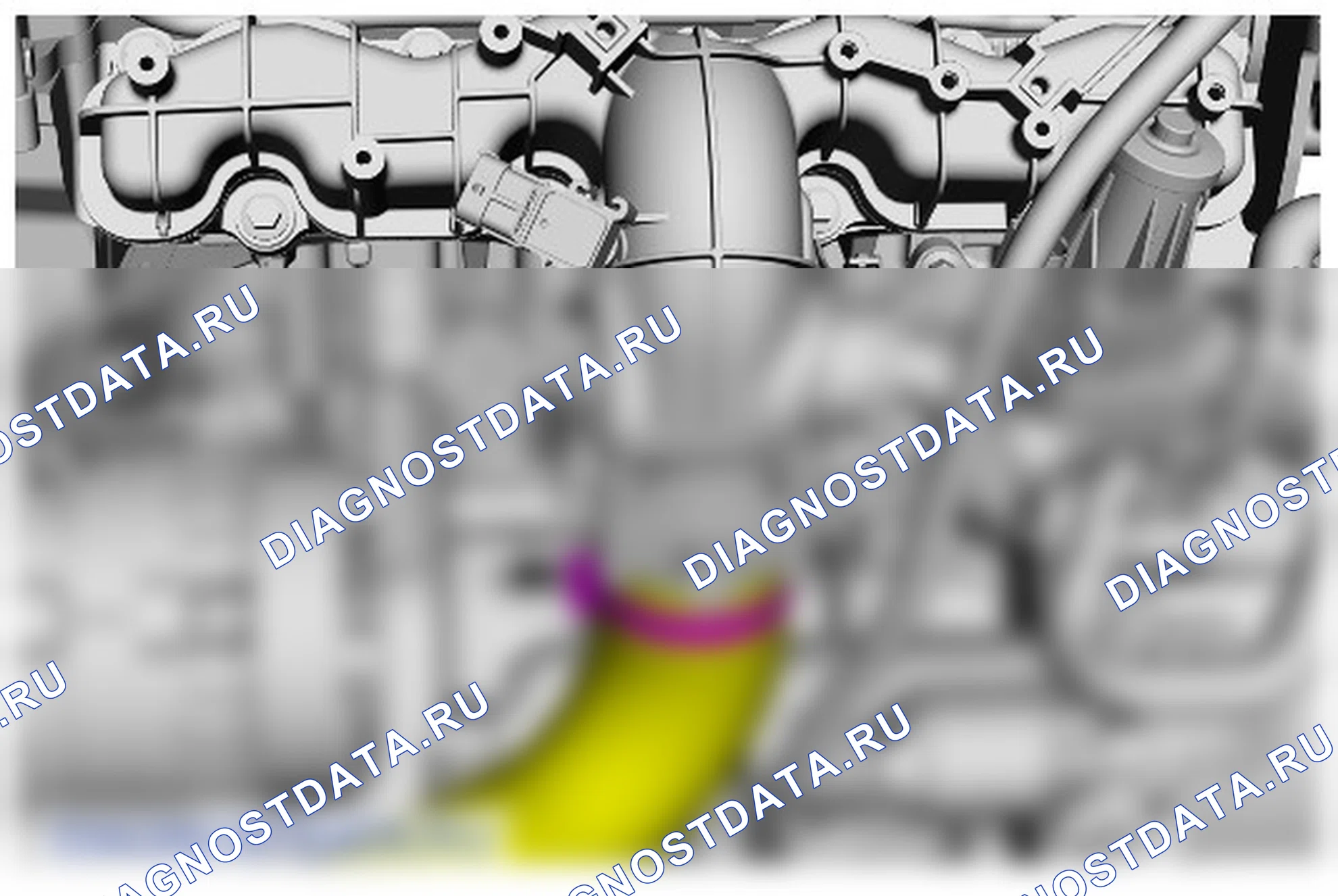 Как снять и установить впускной коллектор. Ford Transit VIII