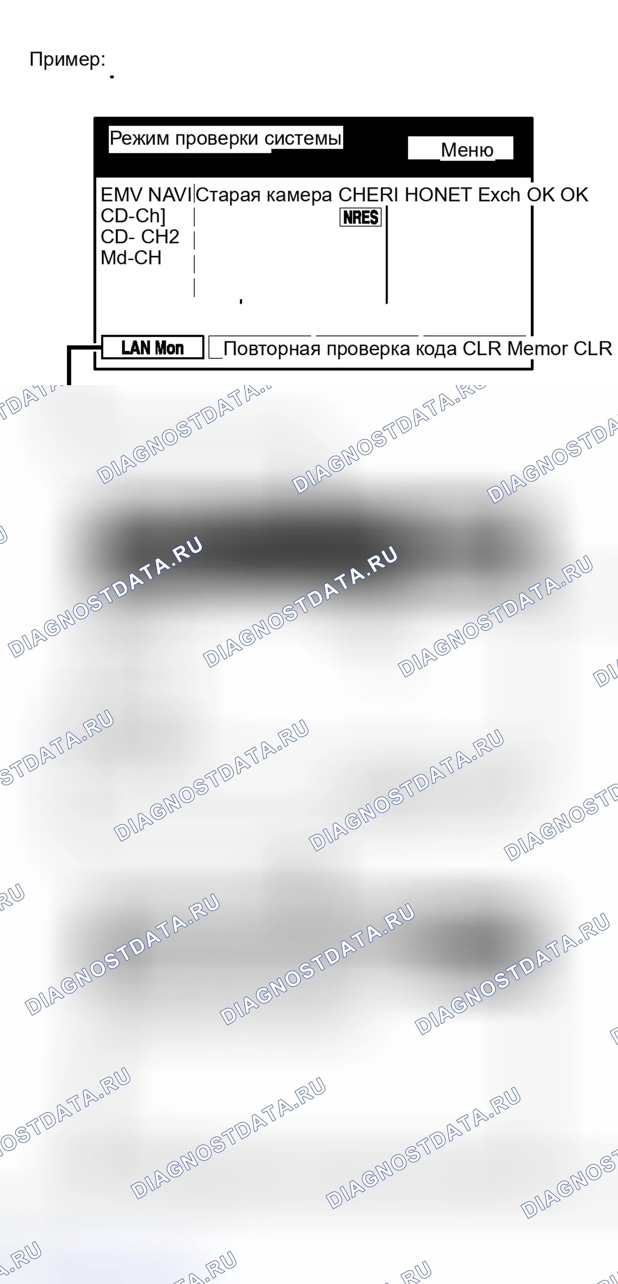 Рис. 94: ПРОЦЕДУРА КОНТРОЛЯ. Toyota Avalon XX30