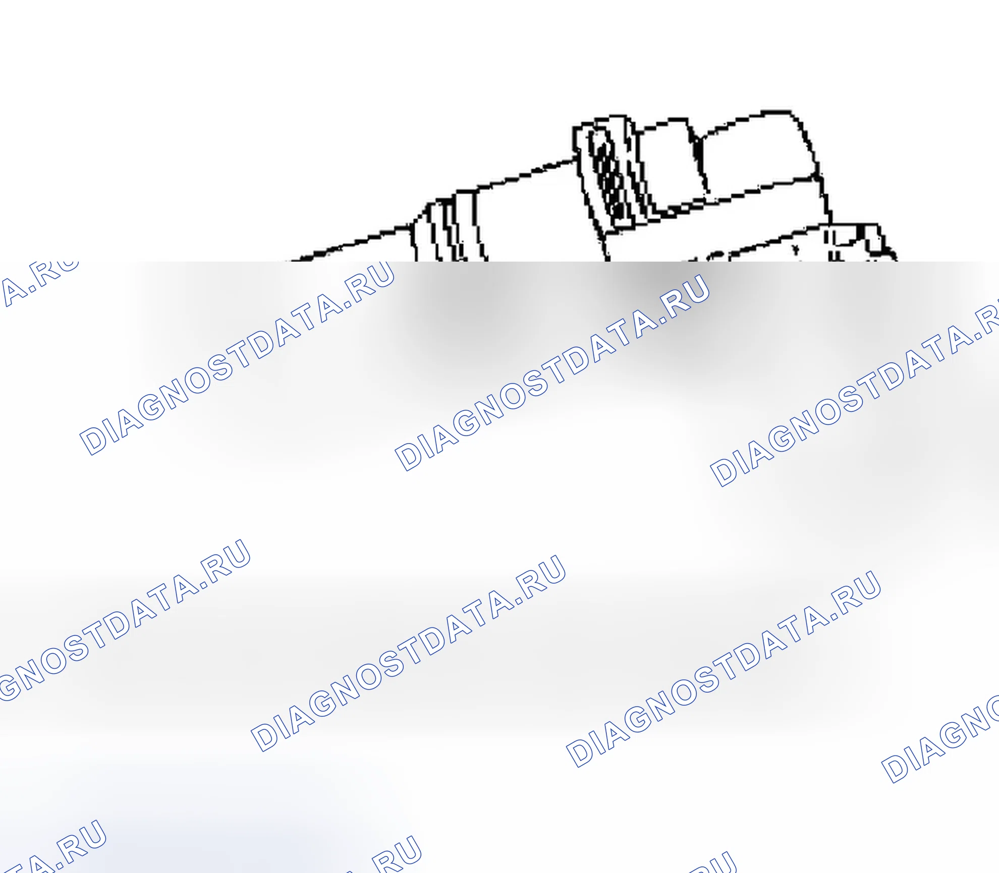 Рис. 25: Датчик частоты вращения выходного вала. Ford Econoline E150 
