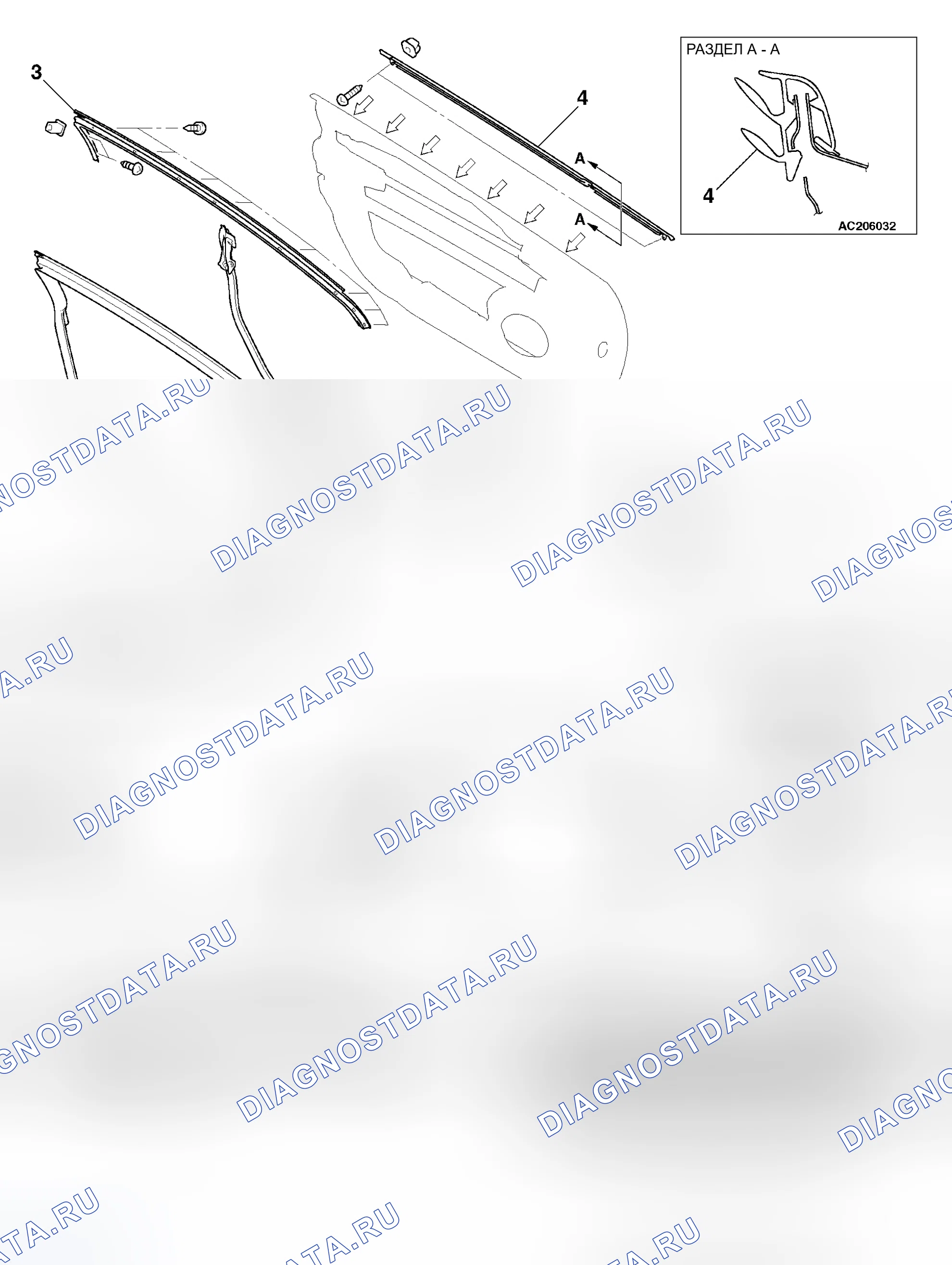 Рис. 168: ДЕМОНТАЖ И МОНТАЖ. Honda Fit Shuttle I