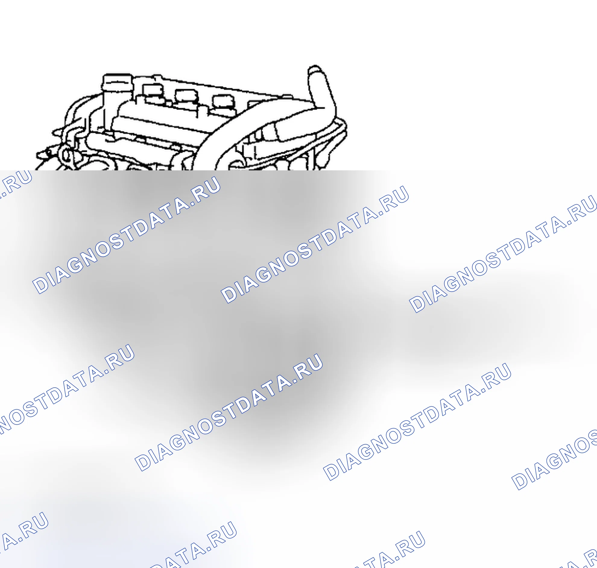 Рис. 1: РАСПОЛОЖЕНИЕ СЕРИЙНОГО НОМЕРА ДВИГАТЕЛЯ. Toyota 4Runner IV
