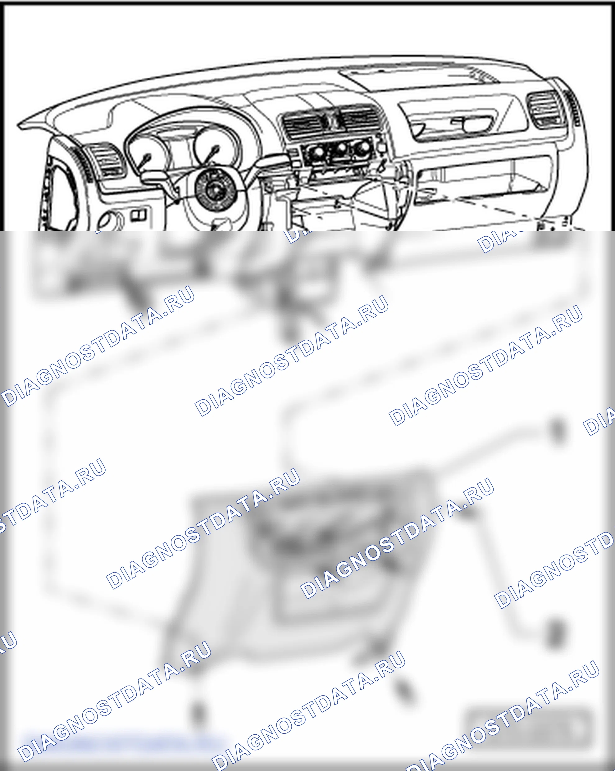 Панель приборов. Skoda Roomster I