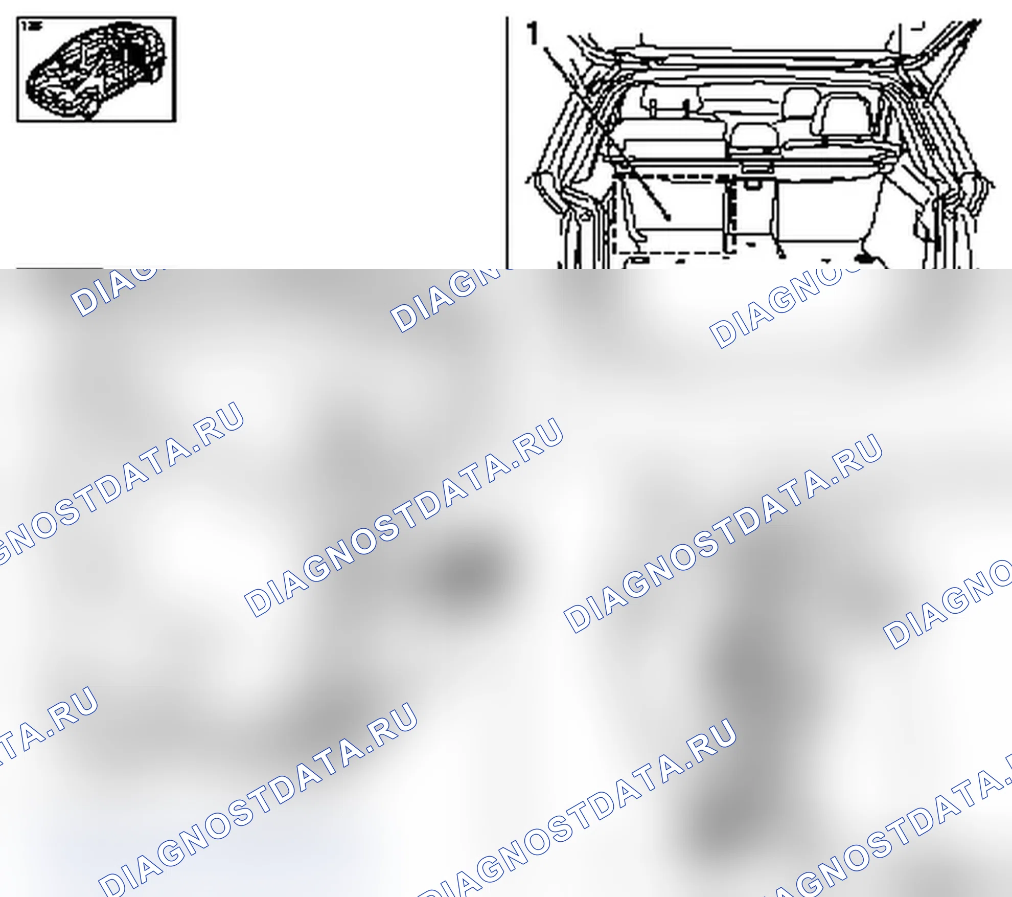 Замена крышки фиксатора спинок заднего сиденья (модель F 48). Opel Signum I рестайлинг