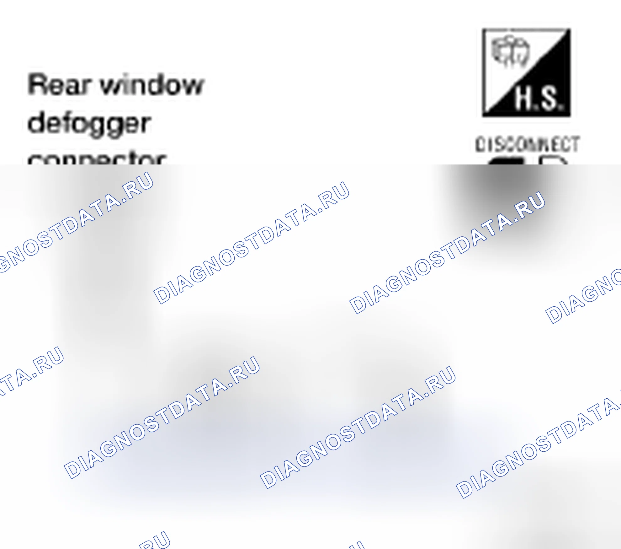 Рис. 86: Проверка цепи обогрев стекла заднего окна. Nissan Frontier D40