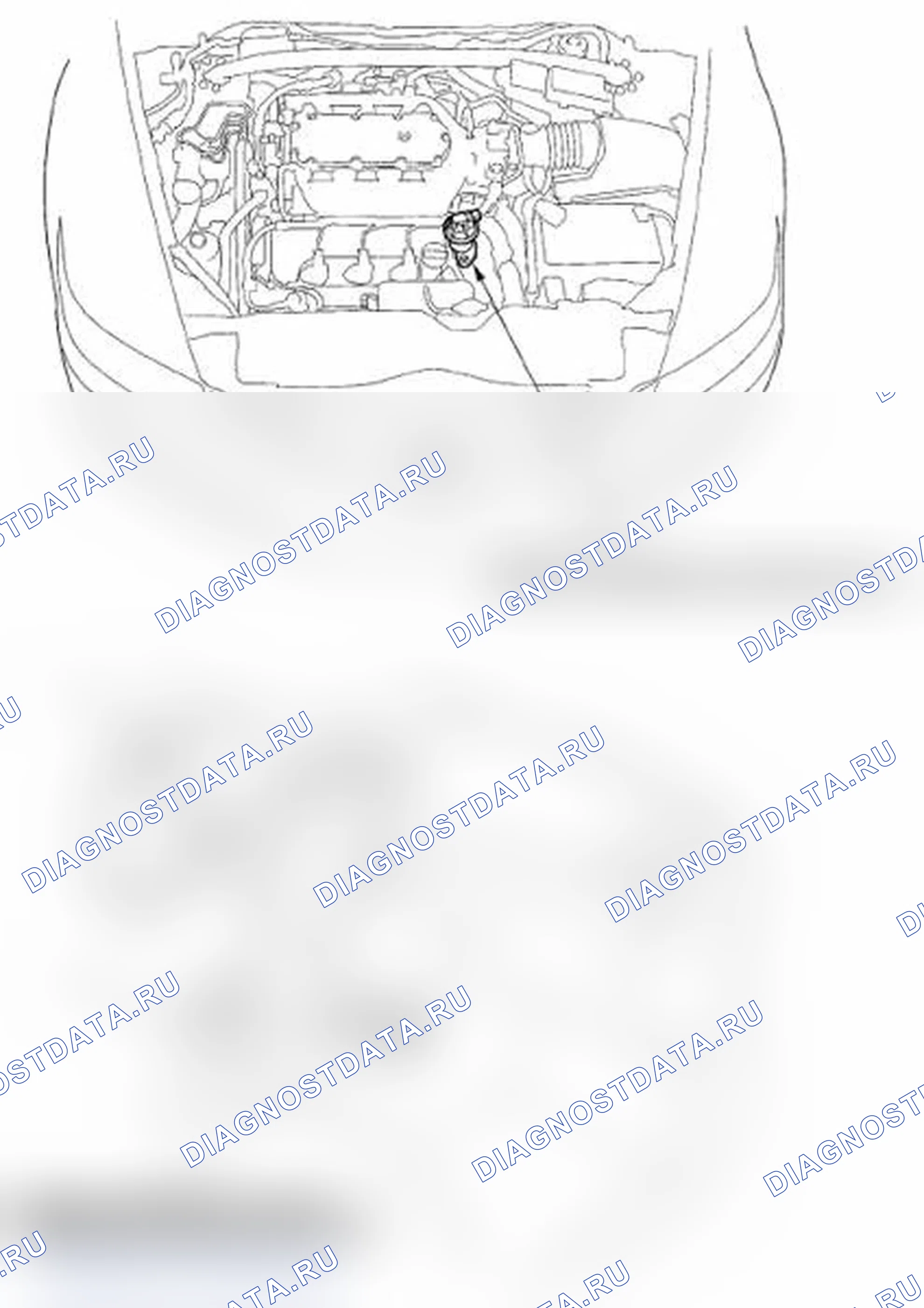Рис. 66: Указатель расположения компонентов. Acura TL III рестайлинг