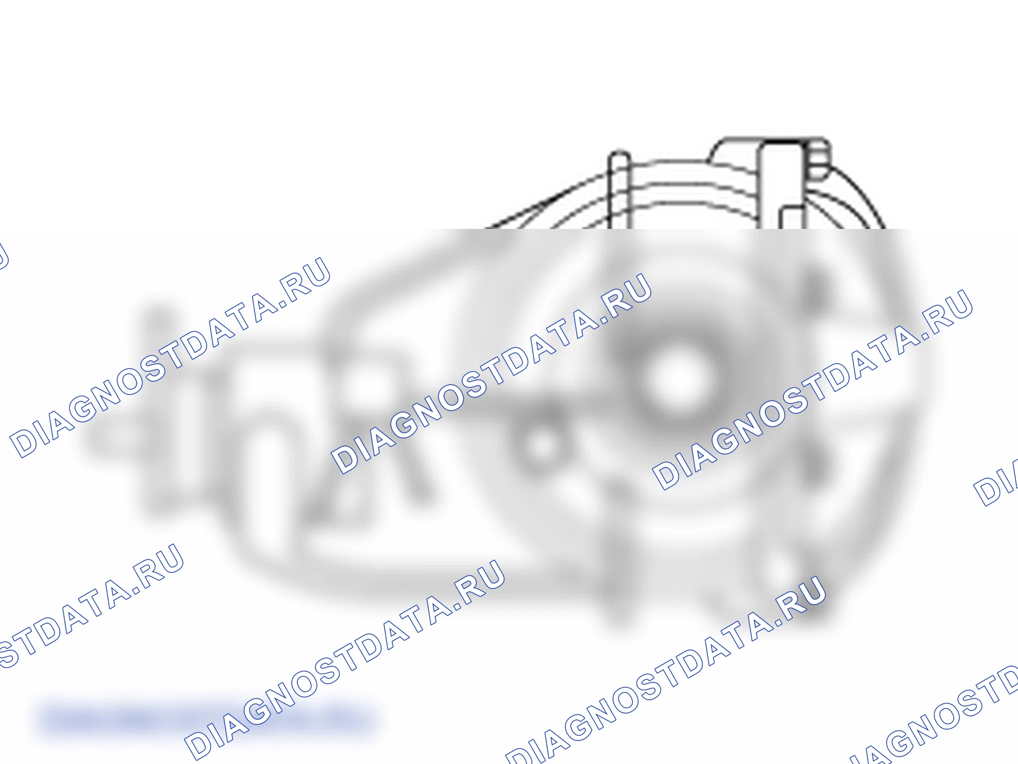 Сборка заднего держателя дифференциала. Hyundai Genesis Coupe(Bk)-U.S. I