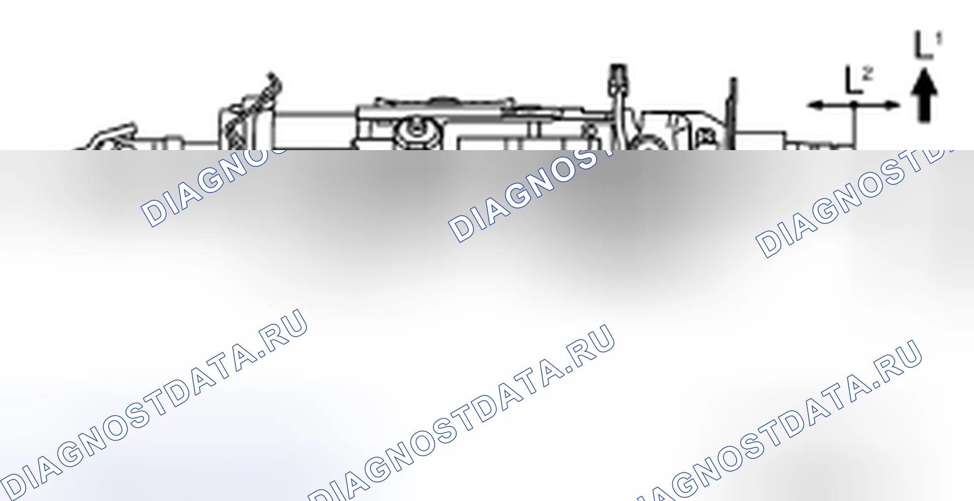 Рис. 81: РАБОЧИЙ ДИАПАЗОН МЕХАНИЗМА НАКЛОНА. Nissan Altima L33