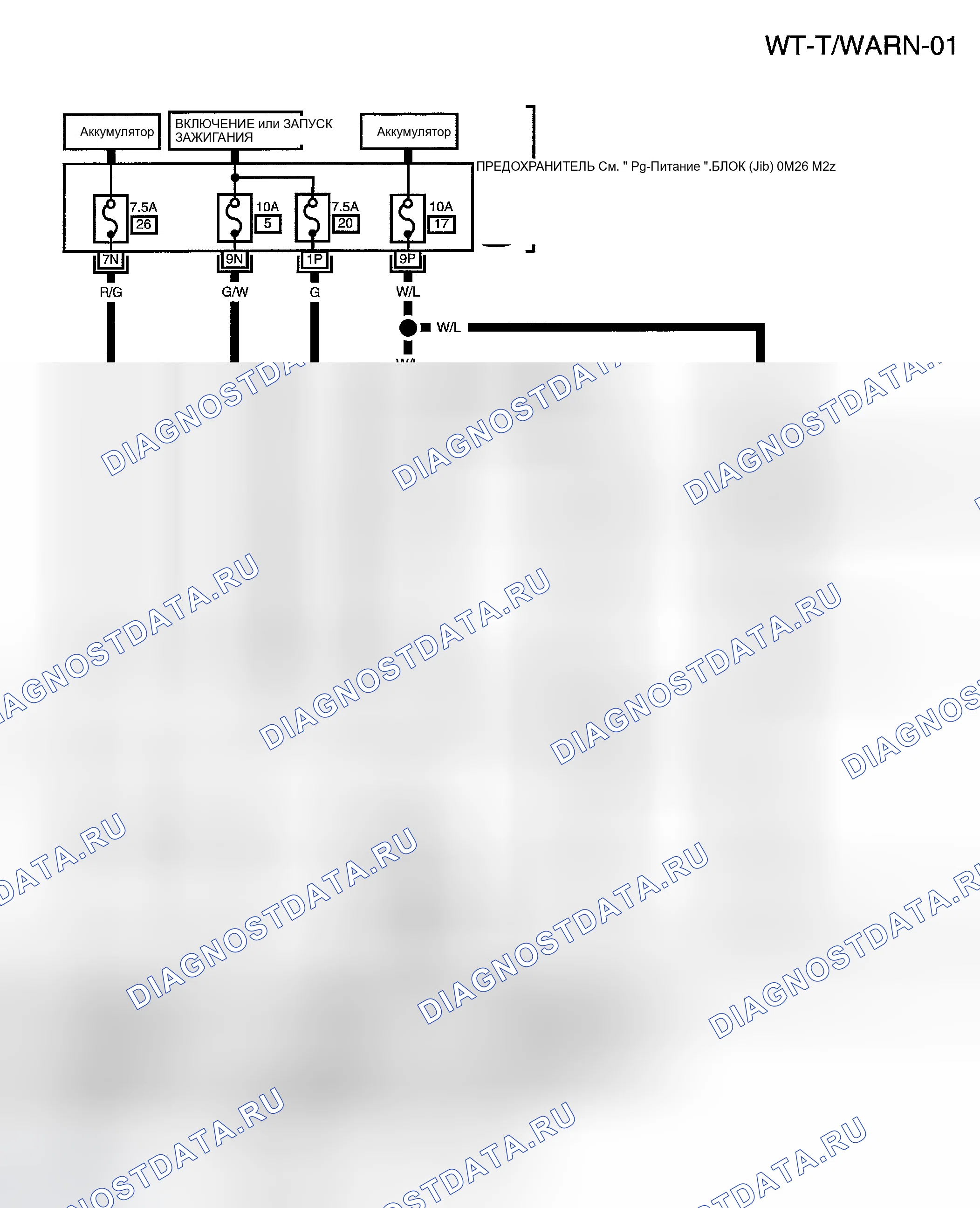 Рис. 8: электросхема. Honda Odyssey (North America) I