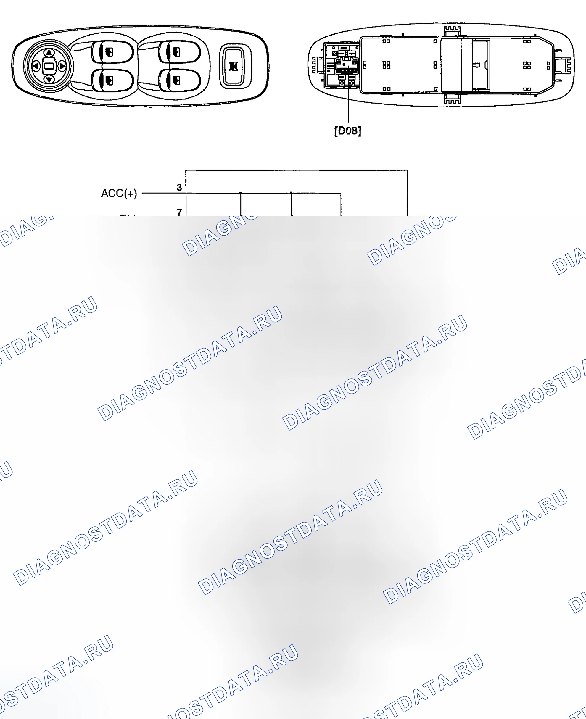 Рис. 2: ПРИНЦИПИАЛЬНАЯ СХЕМА. Hyundai Accent II
