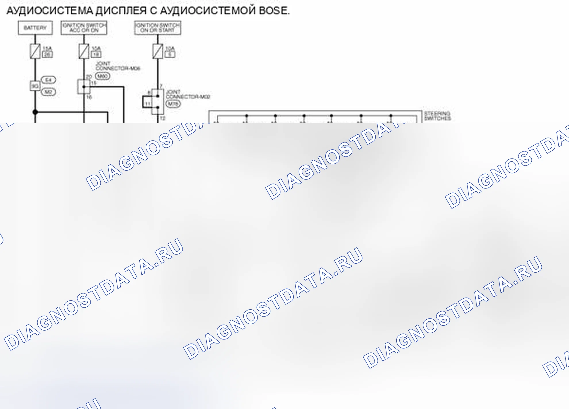 Рис. 206: электросхема. Nissan Sentra B17 рестайлинг