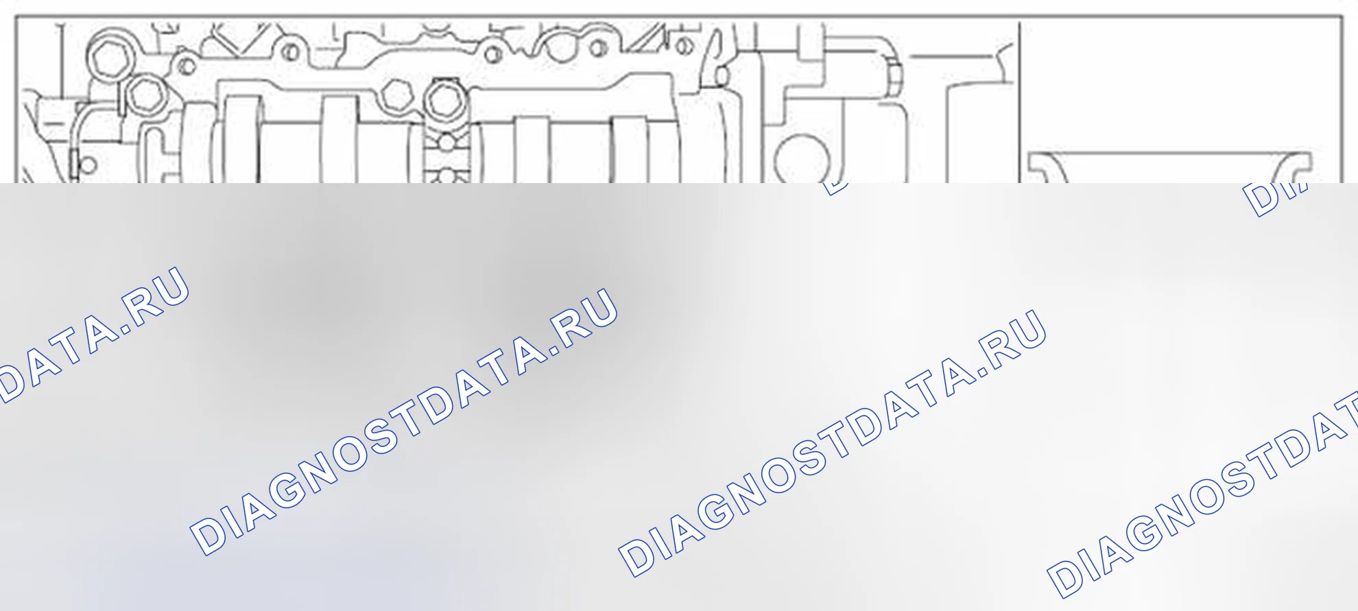 Рис. 242: ПРАВАЯ КРЫШКА КОРОМЫСЛА. Subaru Outback BR рестайлинг