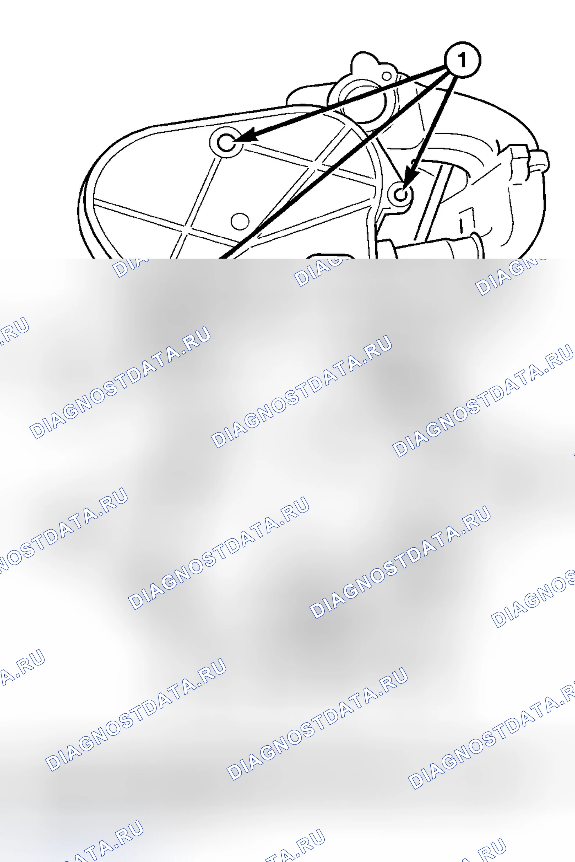 Рис. 93: ПЕРЕДНЯЯ КРЫШКА - ВЕРХНЯЯ. Chrysler Voyager IV