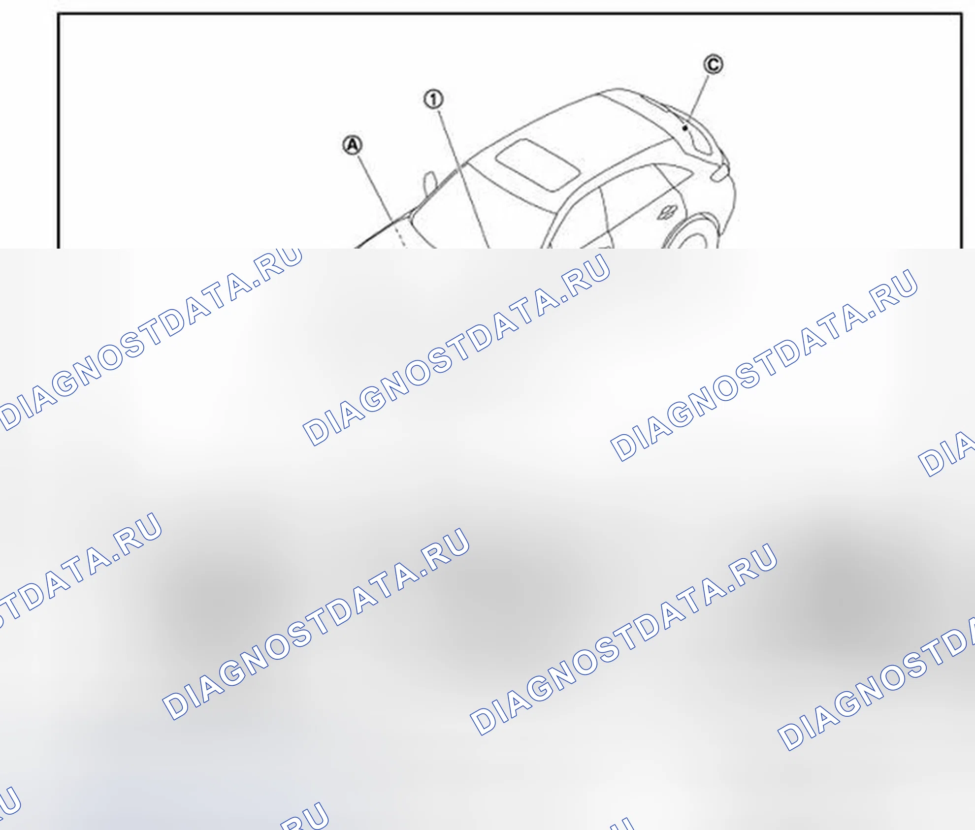 Рис. 9: Расположение компонентов. Infiniti FX35 II