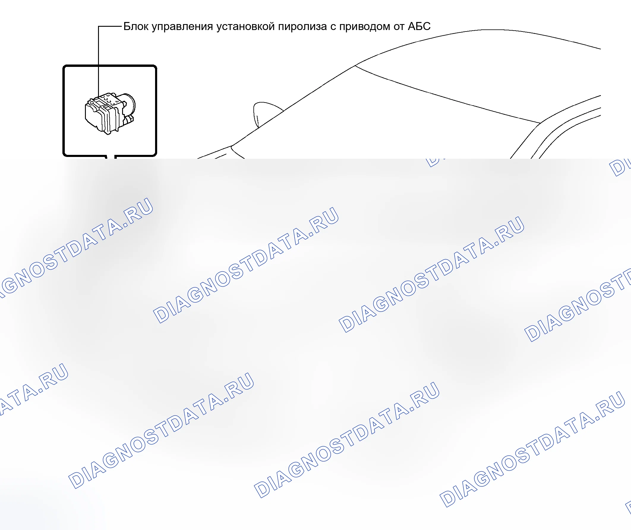 Рис. 5: РАСПОЛОЖЕНИЕ ДЕТАЛЕЙ. Toyota Avalon XX30