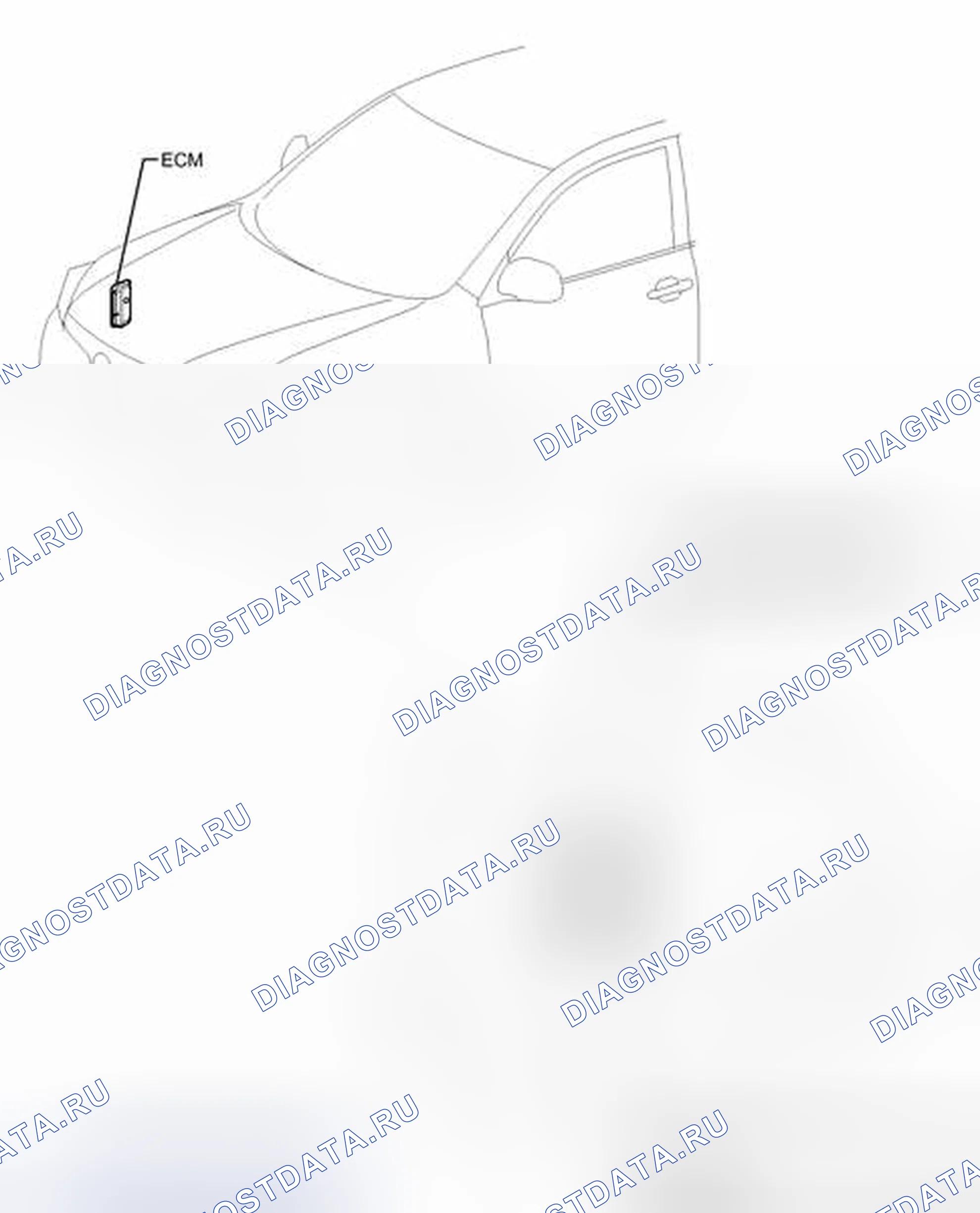 Рис. 258: ИЛЛЮСТРАЦИЯ. Toyota Highlander II рестайлинг