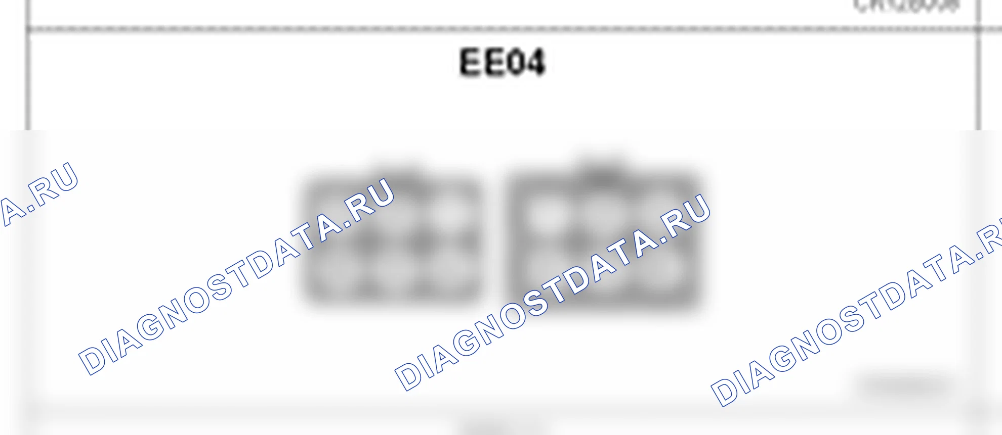Распиновка разъёма EE04 — body harness. Hyundai Galloper-2 M1