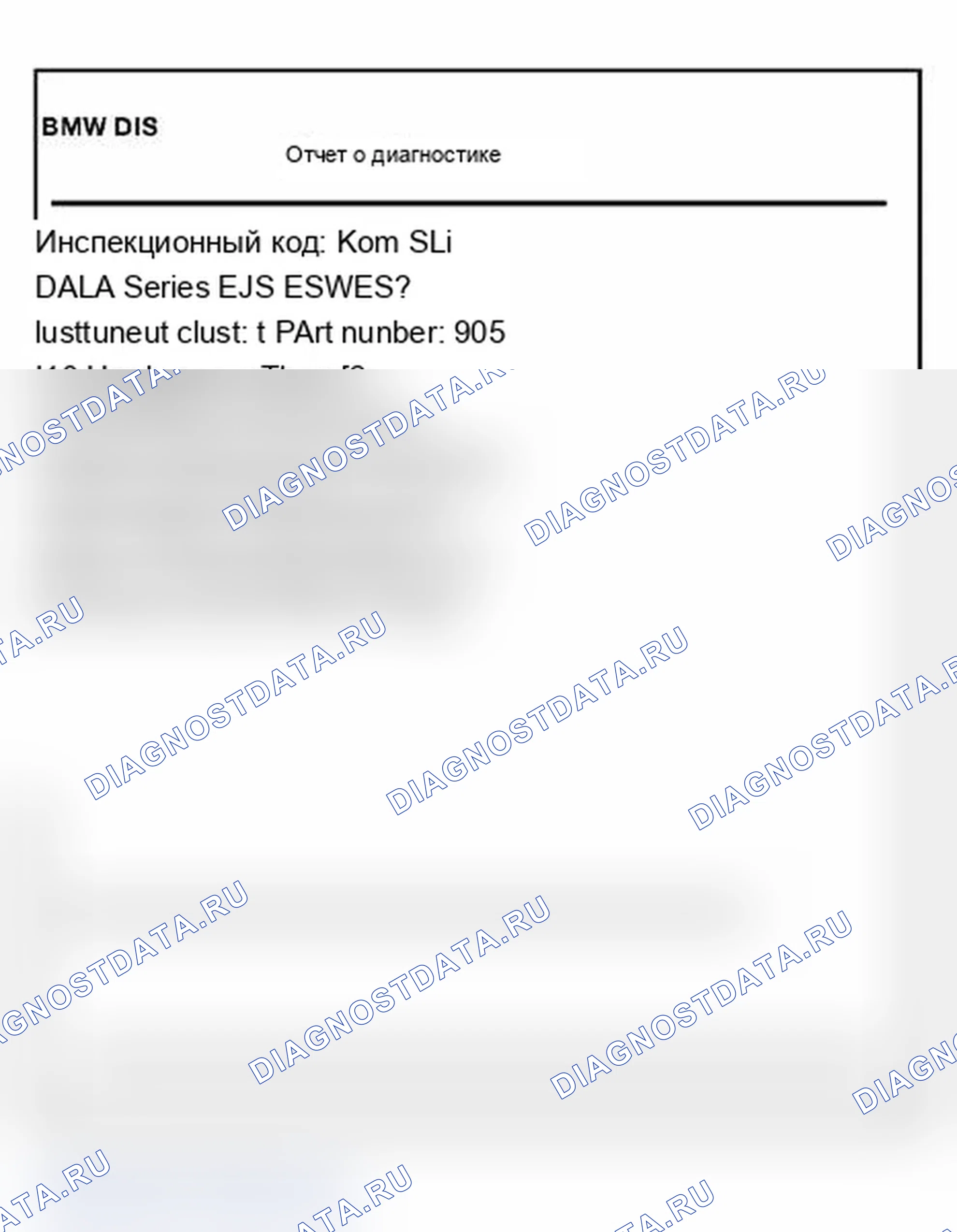 Рис. 368: Считывание данных SIA. BMW X5 E53