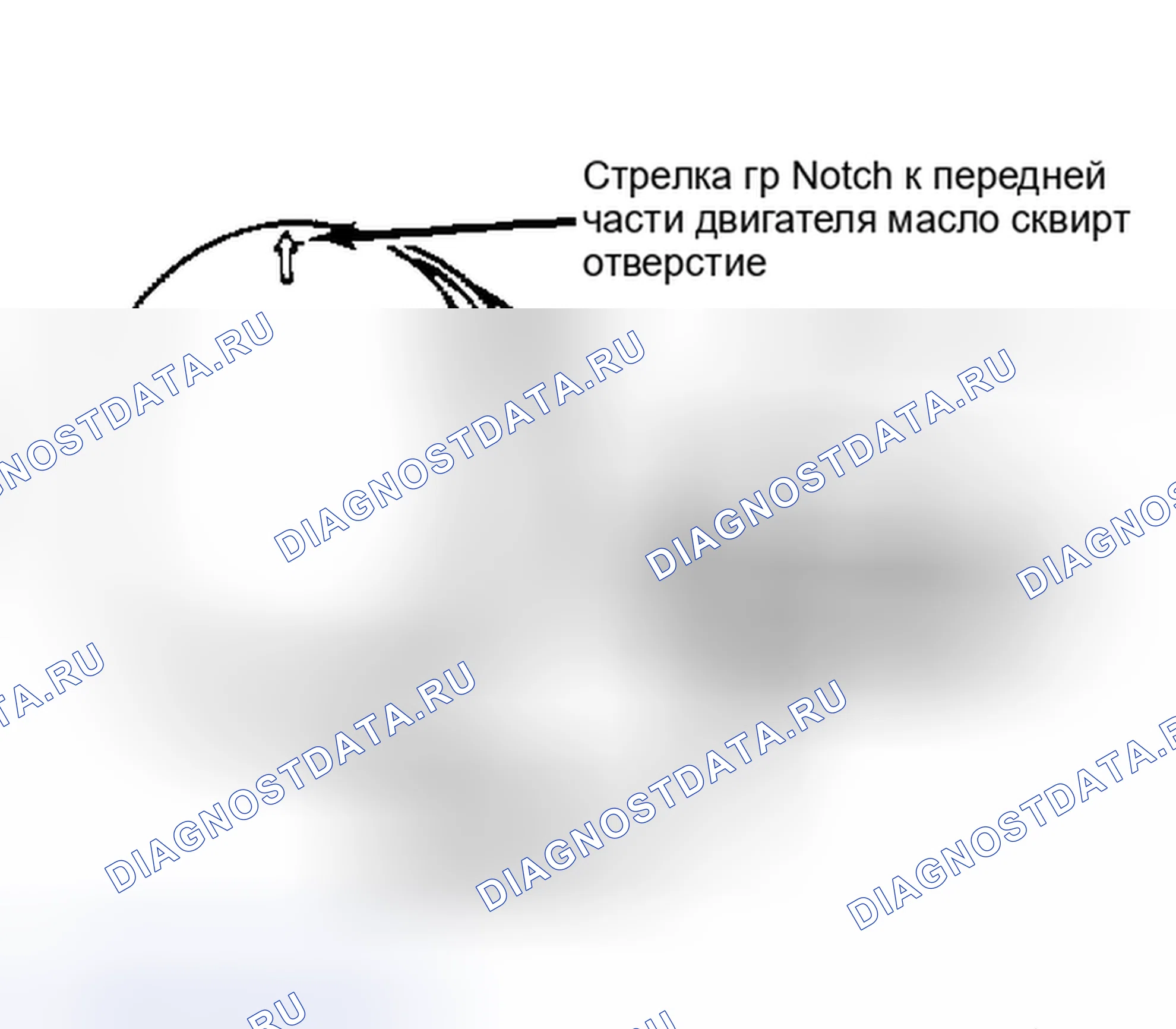 Рис. 6: Установка поршня и штока в сборе. Ford Thunderbird IX