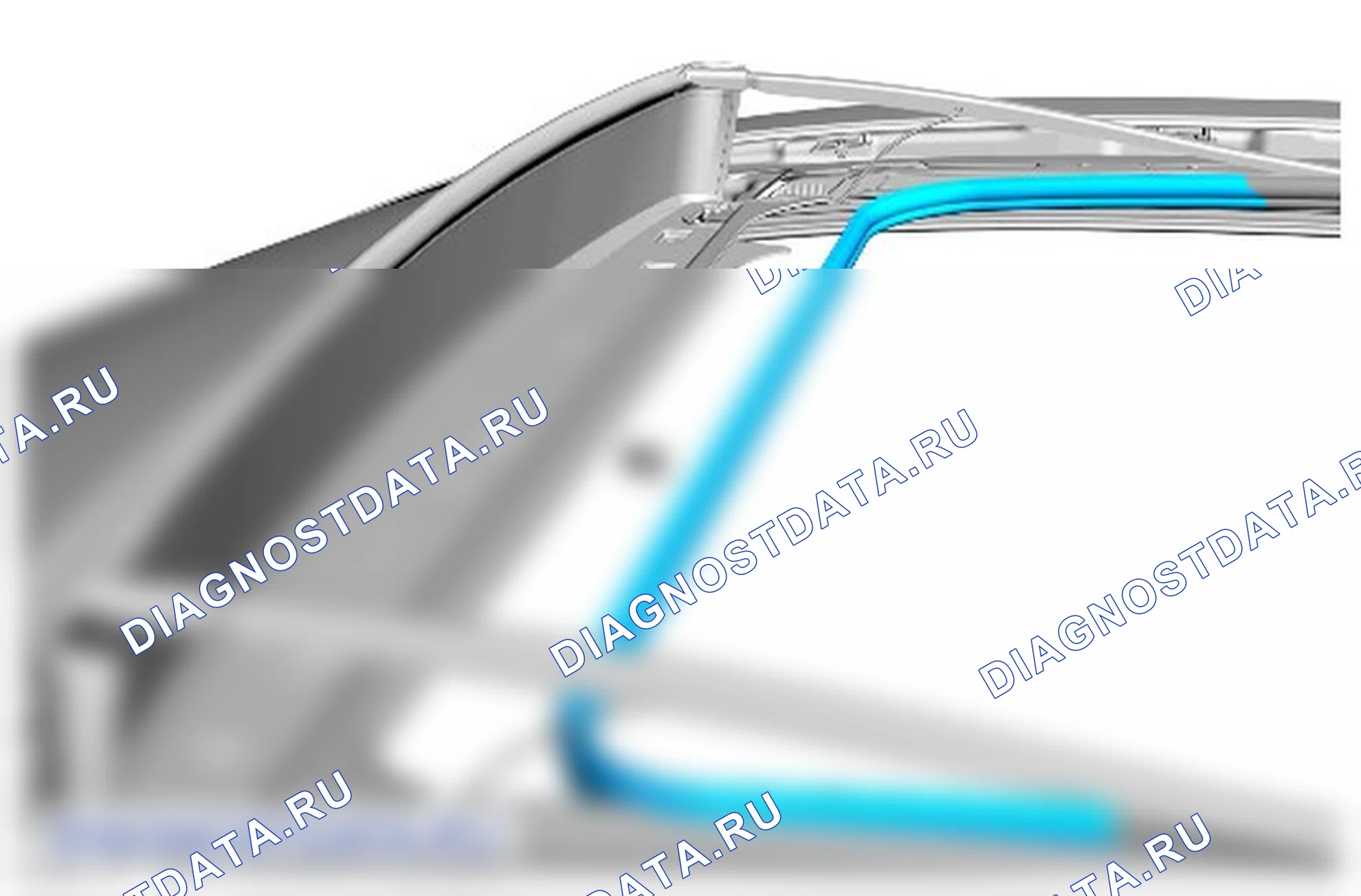 Как снять и установить воздушный дефлектор. Ford Edge II