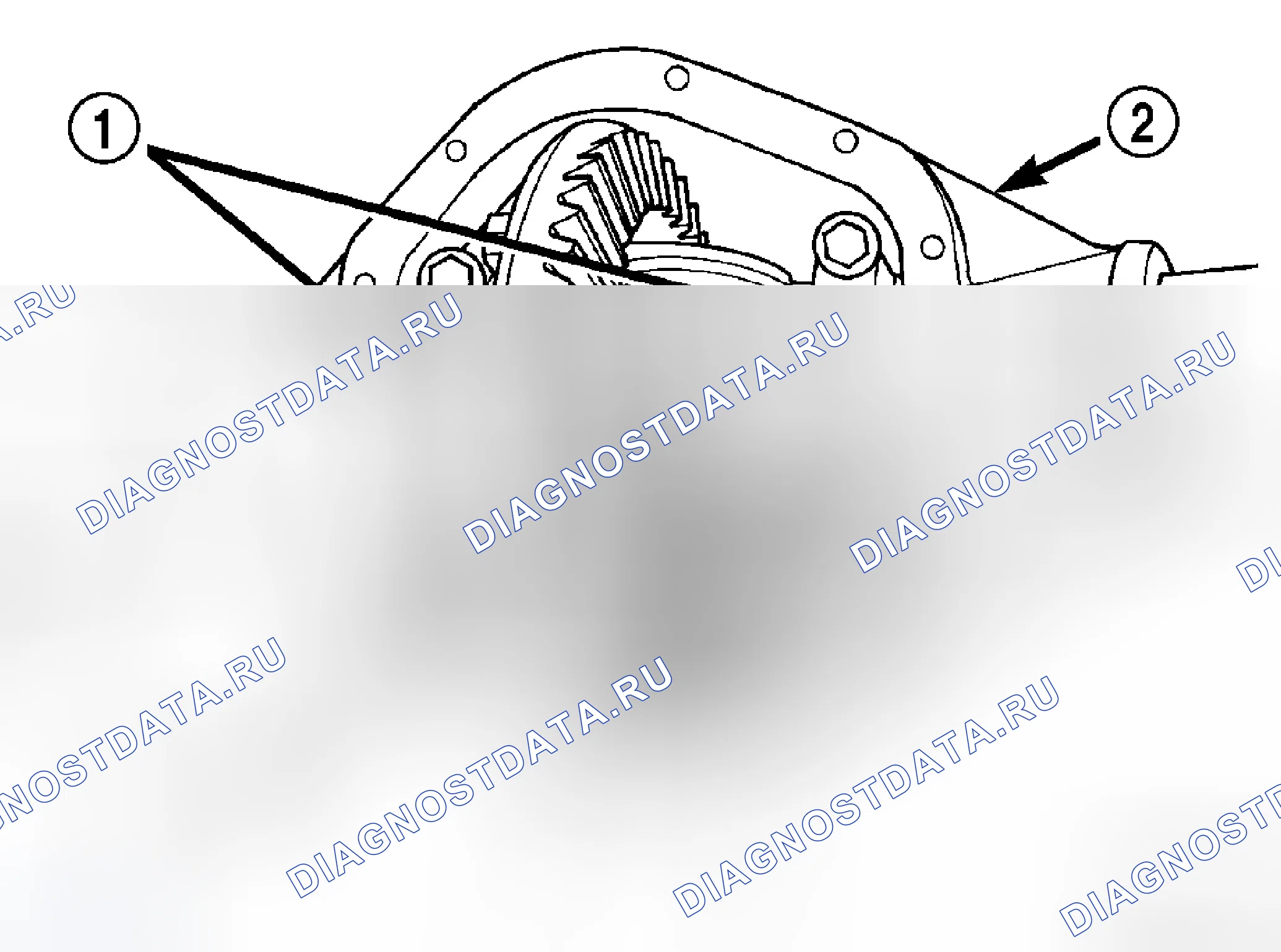 Рис. 446: ВЫБОР ПРОКЛАДКИ. Jeep Commander I