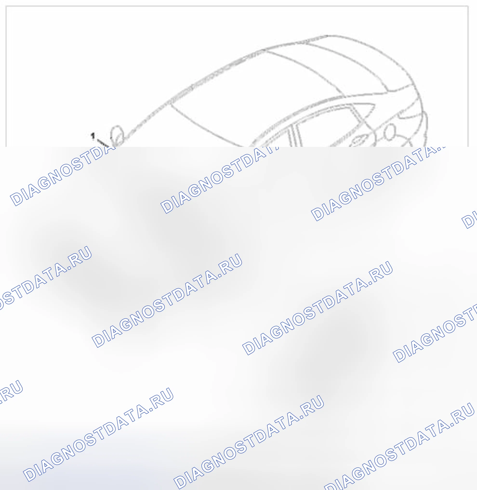 Рис. 1: Расположение компонентов. Hyundai Accent IV
