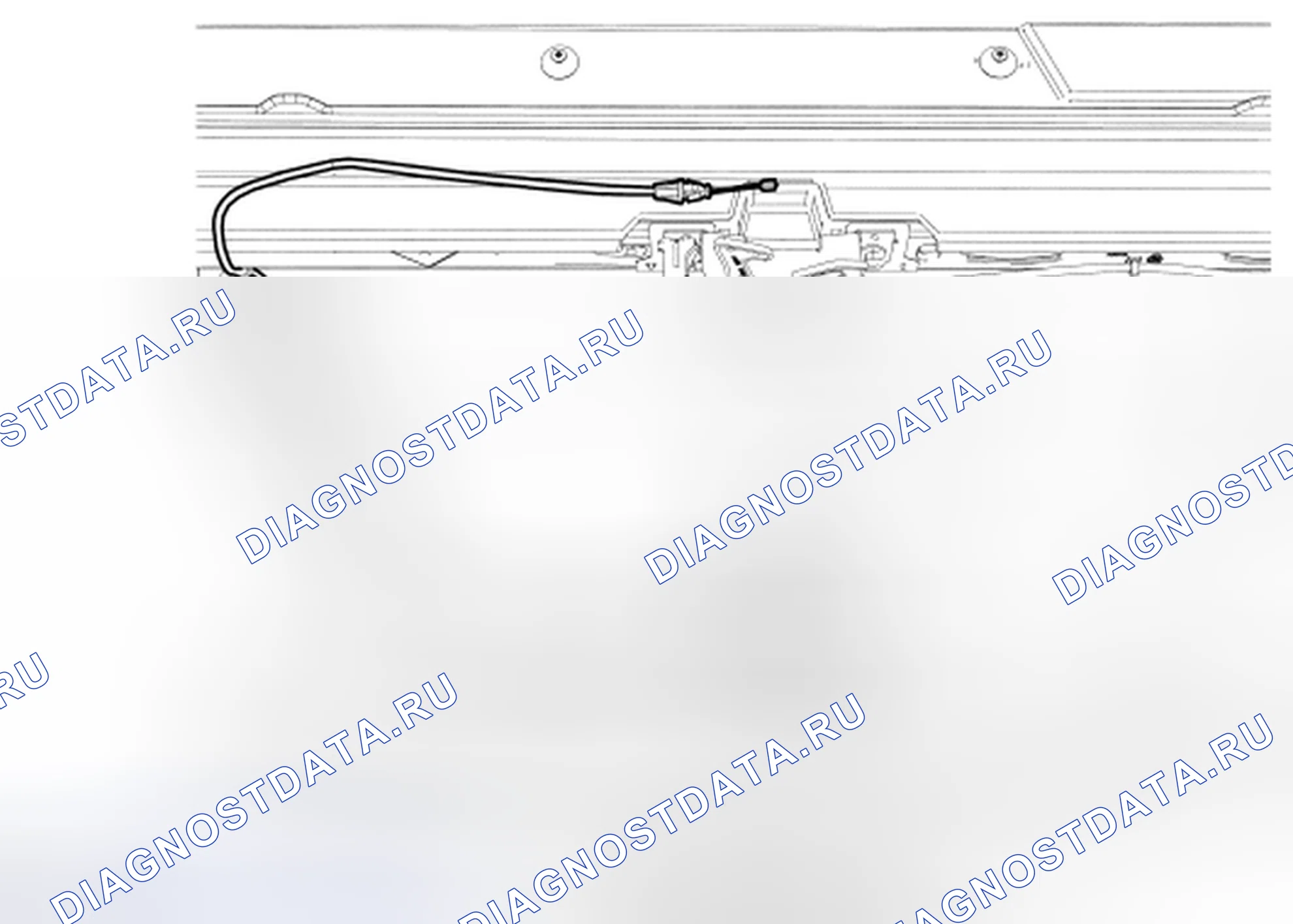 Рис. 24: Ручка разблокировки защелки капота - вторичная. Ford F-150 XII